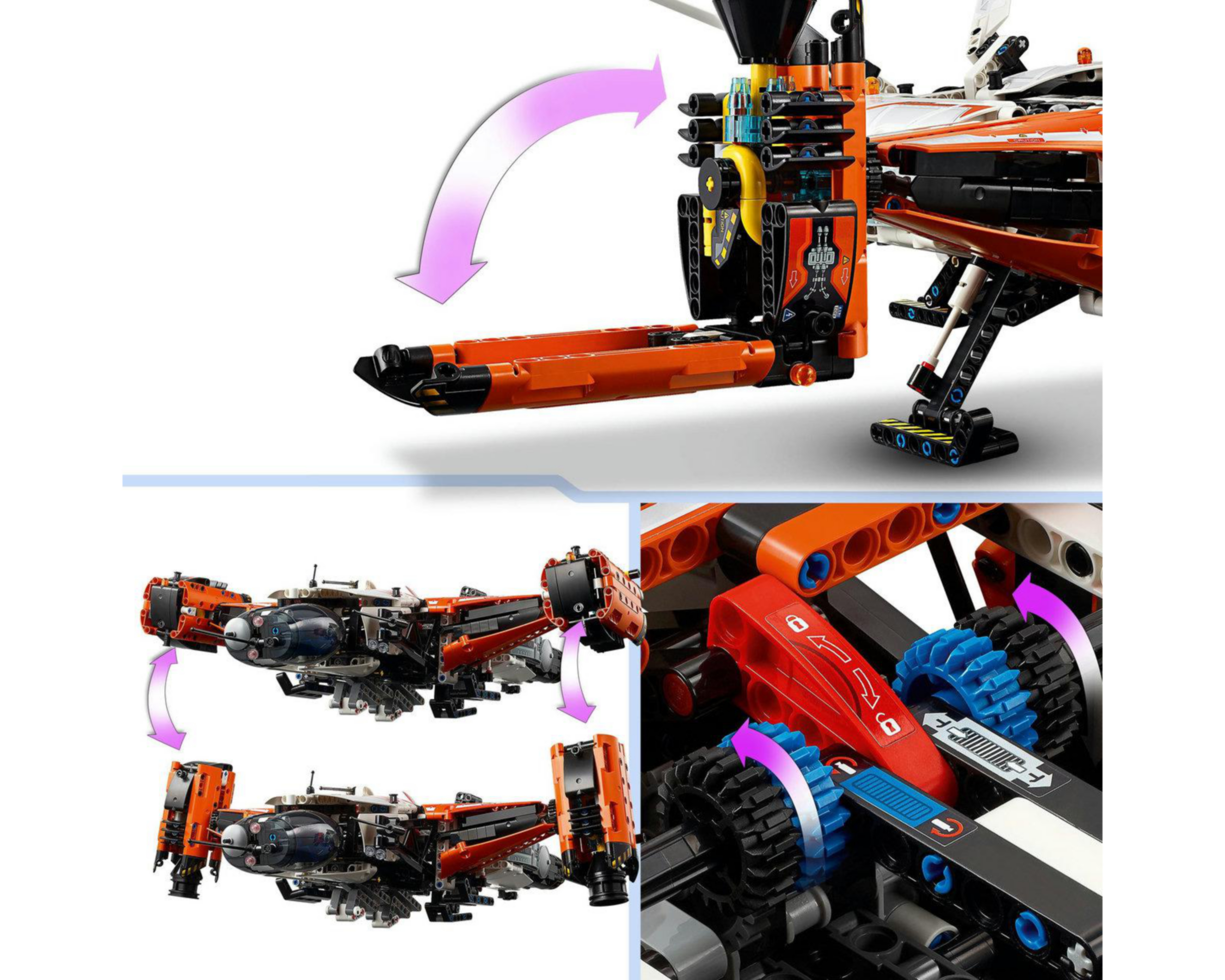 Foto 8 | LEGO Technic: Nave Espacial de Carga Pesada VTOL LT81