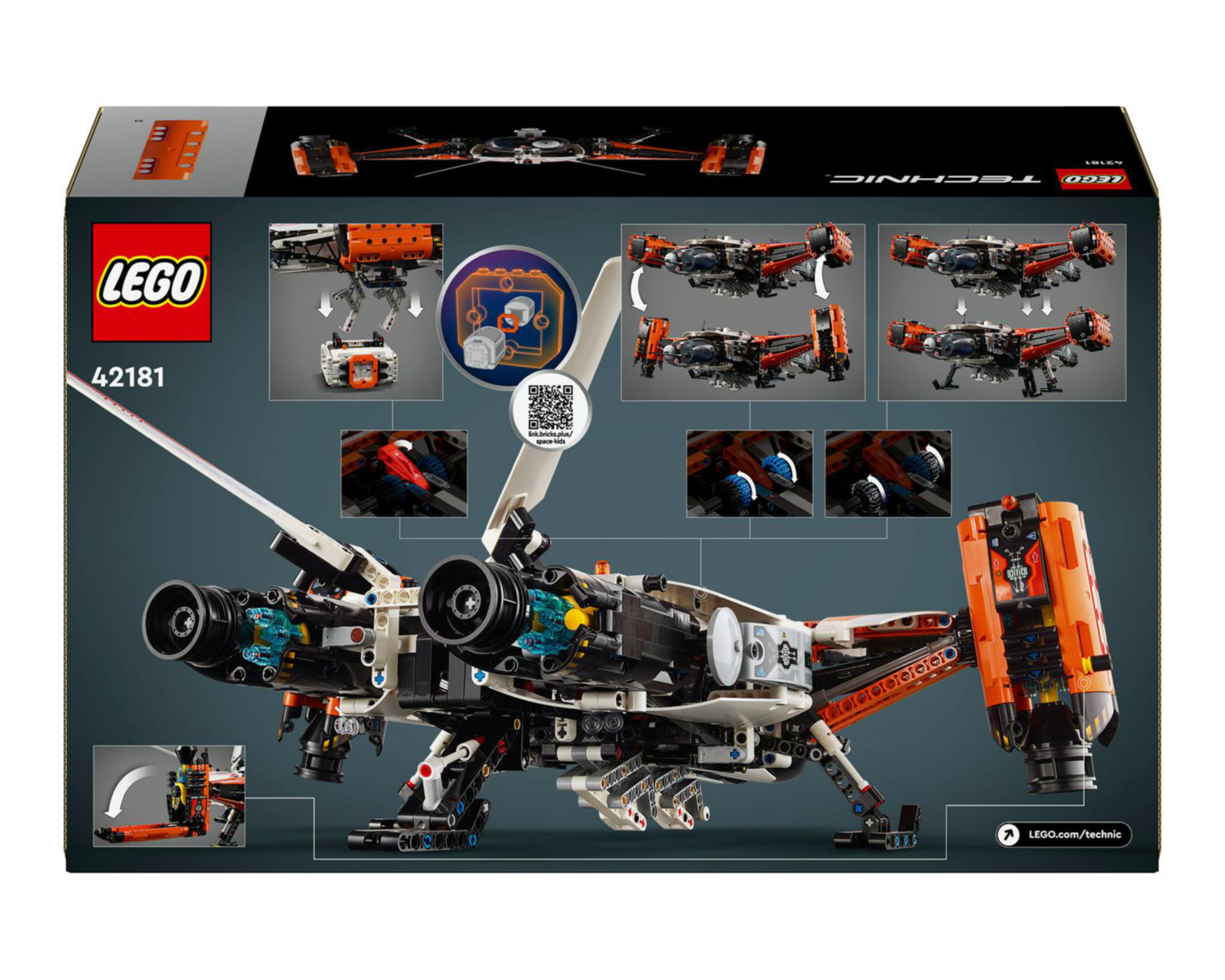 Foto 9 | LEGO Technic: Nave Espacial de Carga Pesada VTOL LT81