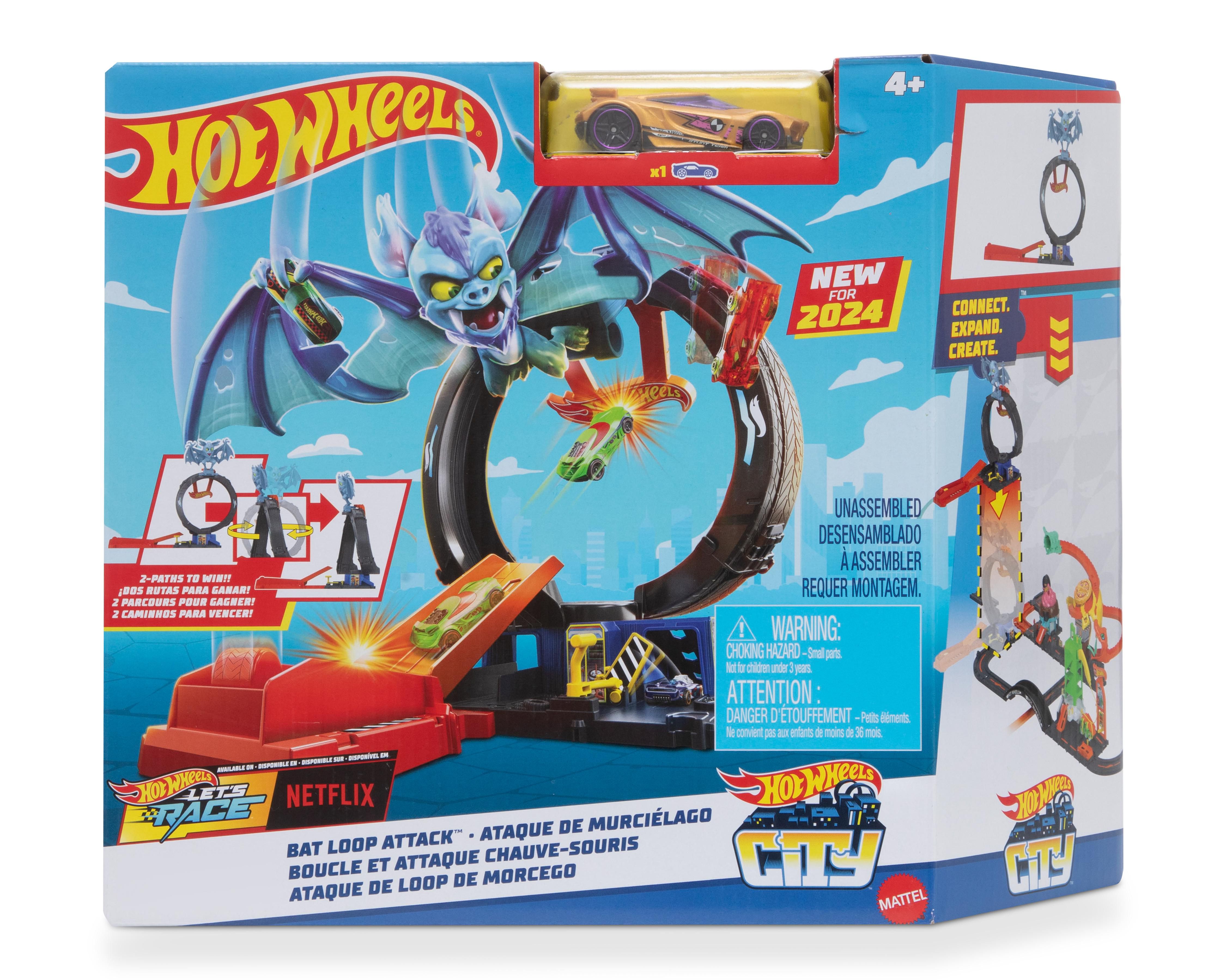 Pista de Carreras Hot Wheels Ataque de Murciélago