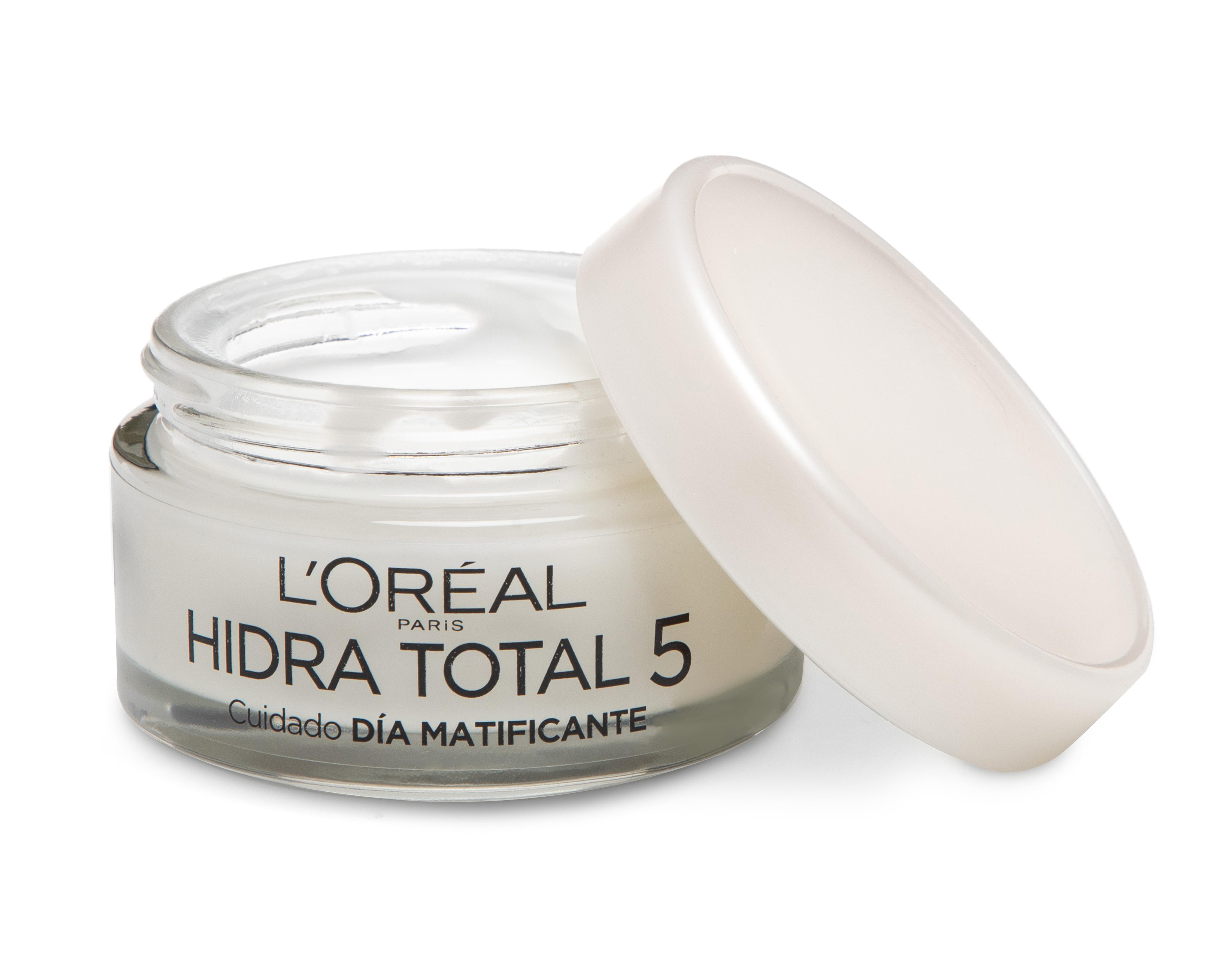 Foto 3 pulgar | Crema Facial Hidra Total 5 con Perlite y Anti-Shine Complex L'Oréal Paris 50 ml