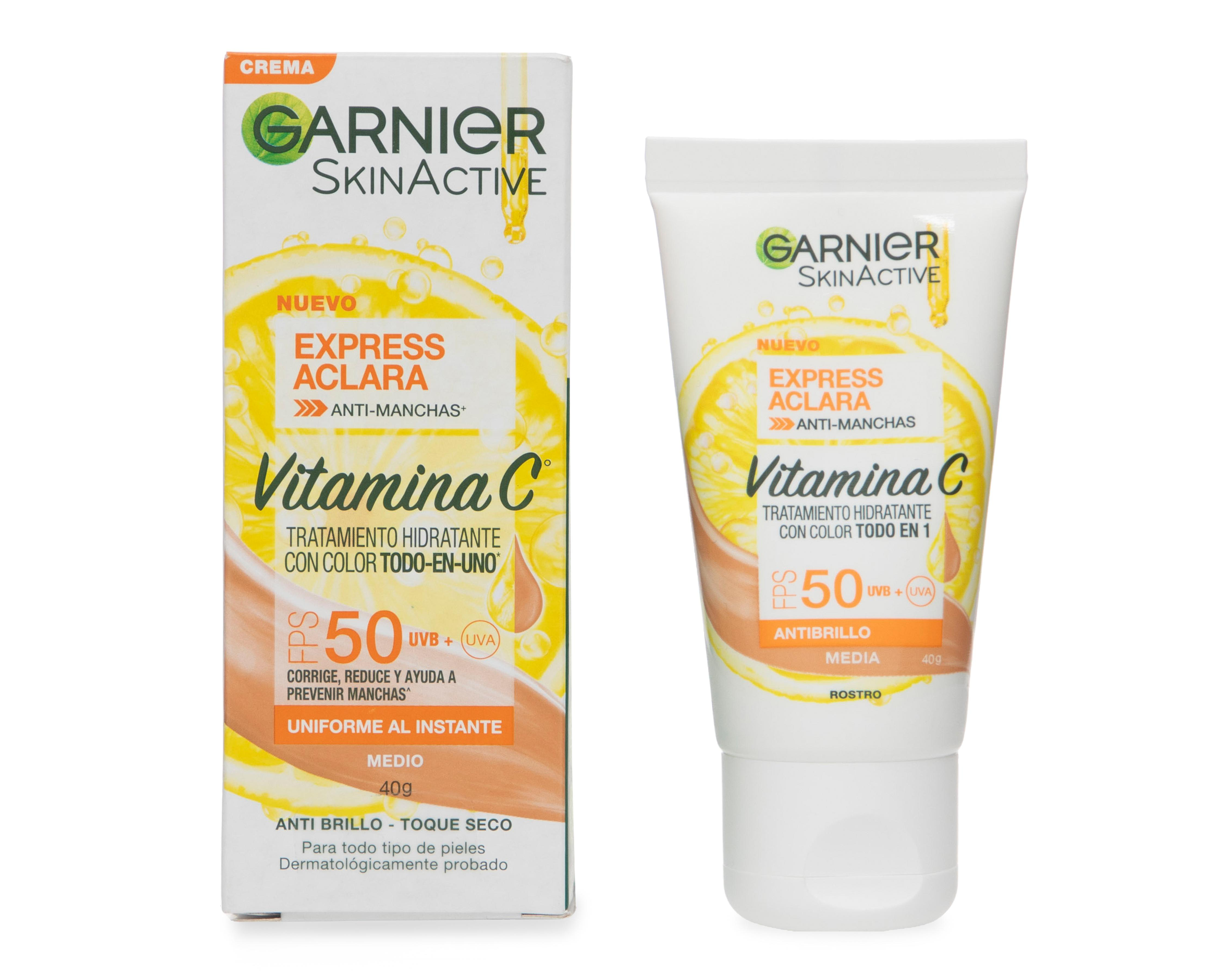 Foto 2 pulgar | Crema Facial Hidratante Garnier Express Aclara con Color 40 g