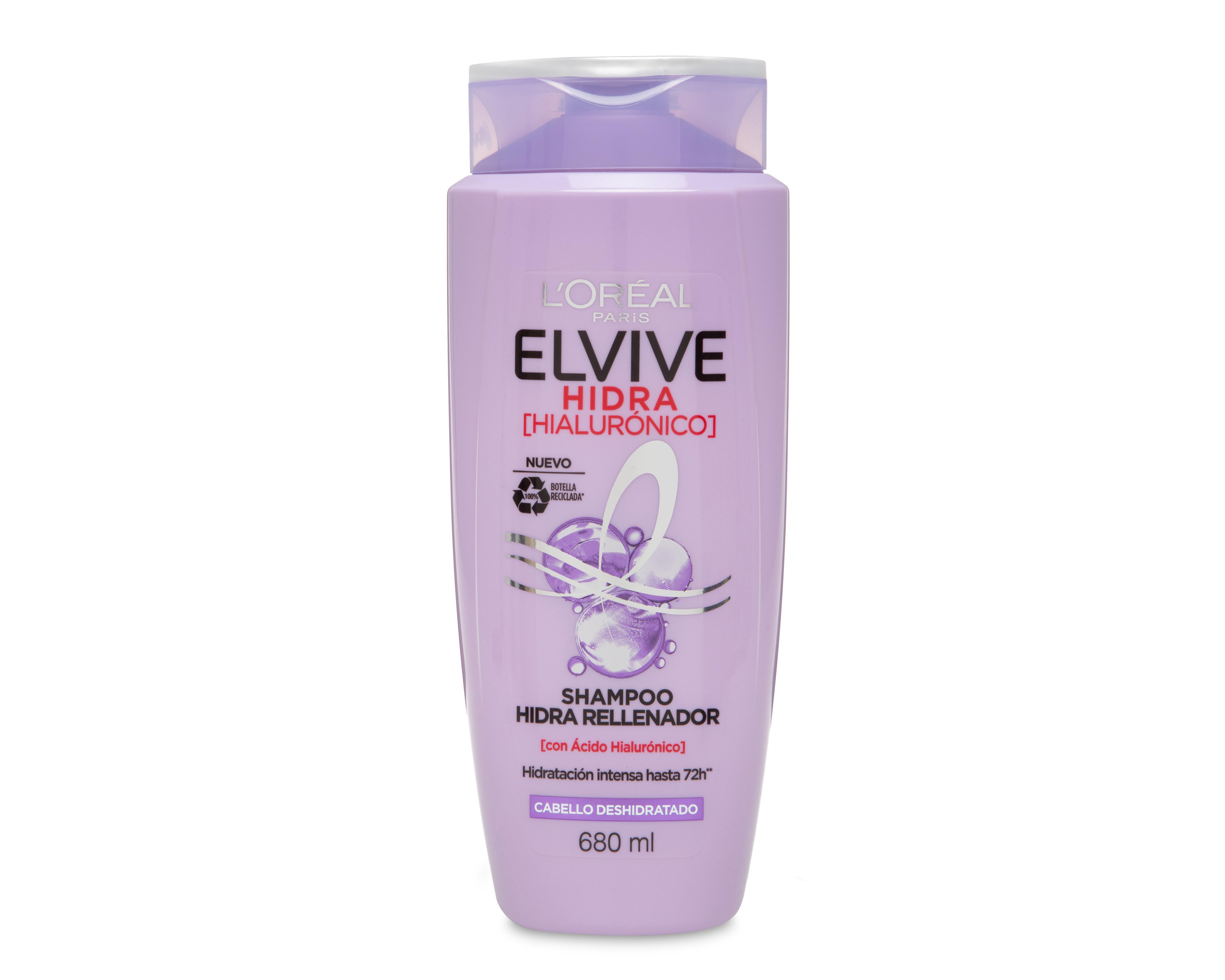 Shampoo Elvive Hidra Rellenador con Ácido Hialurónico 680 ml