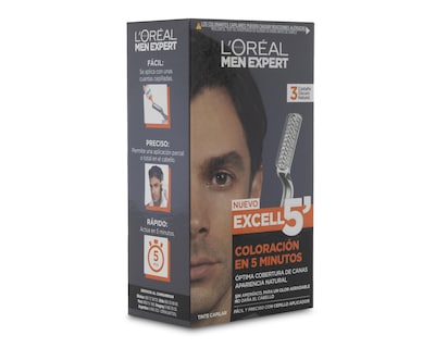 Foto 2 | Tinte para Cabello Excell 5' L´oreal Men Expert 3 Castaño Oscuro Natural
