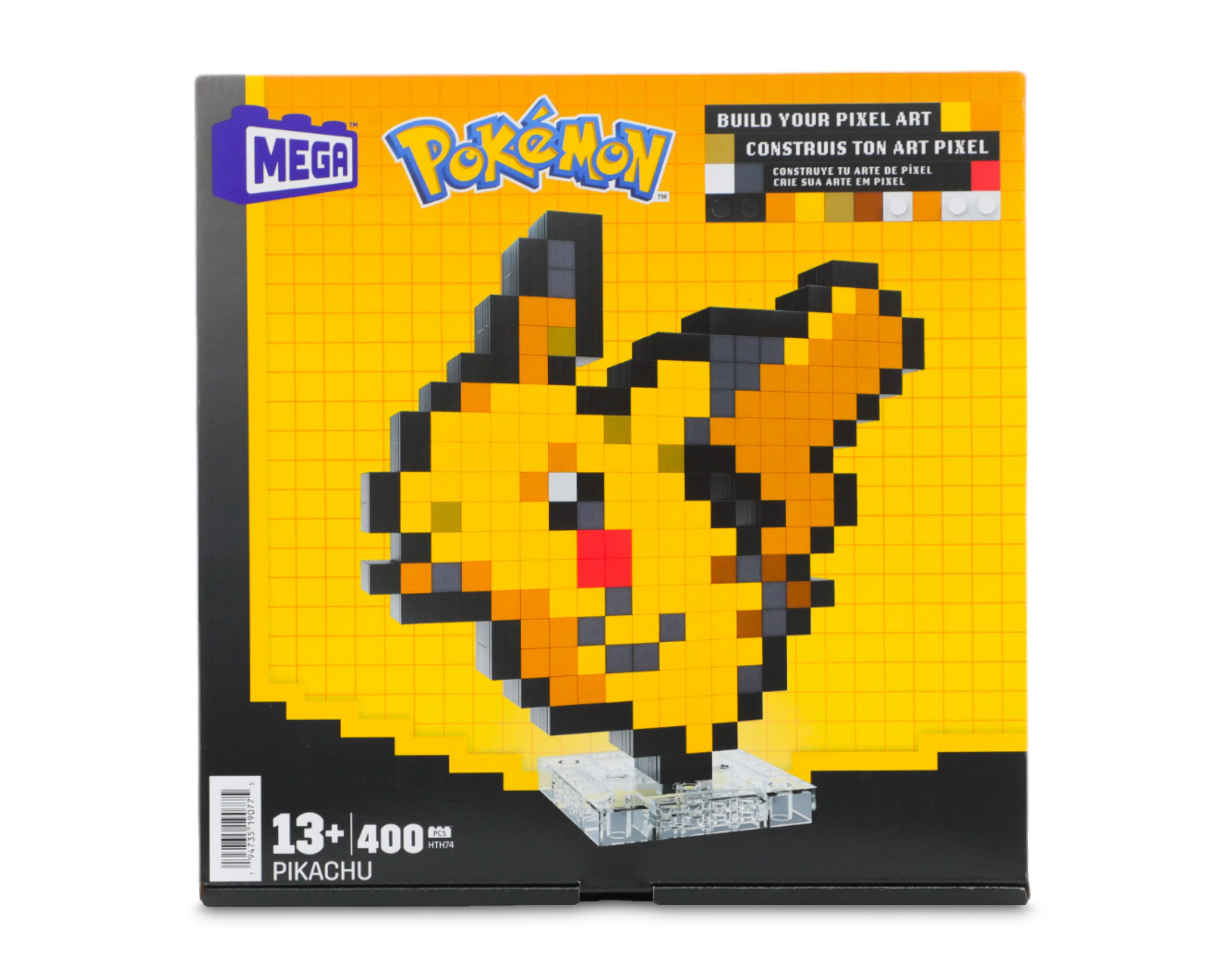 Bloques de Construcción Mega Pokémon Pikachu Píxel 400 Piezas