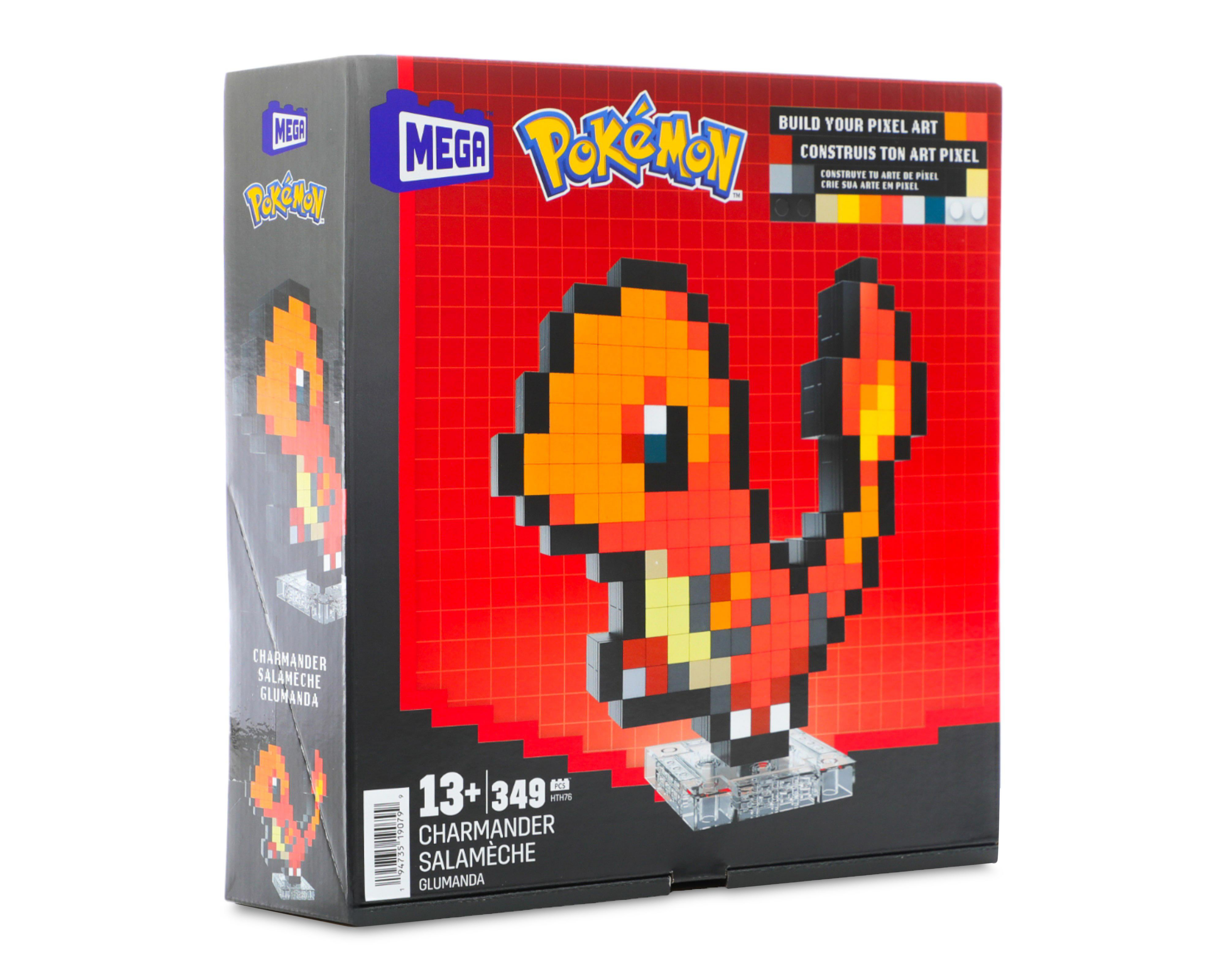 Foto 2 | Bloques de Construcción Mega Pokémon Charmander Píxel 349 Piezas