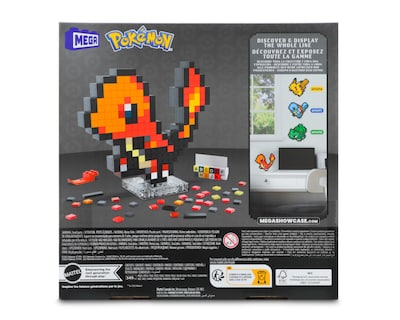 Foto 3 | Bloques de Construcción Mega Pokémon Charmander Píxel 349 Piezas