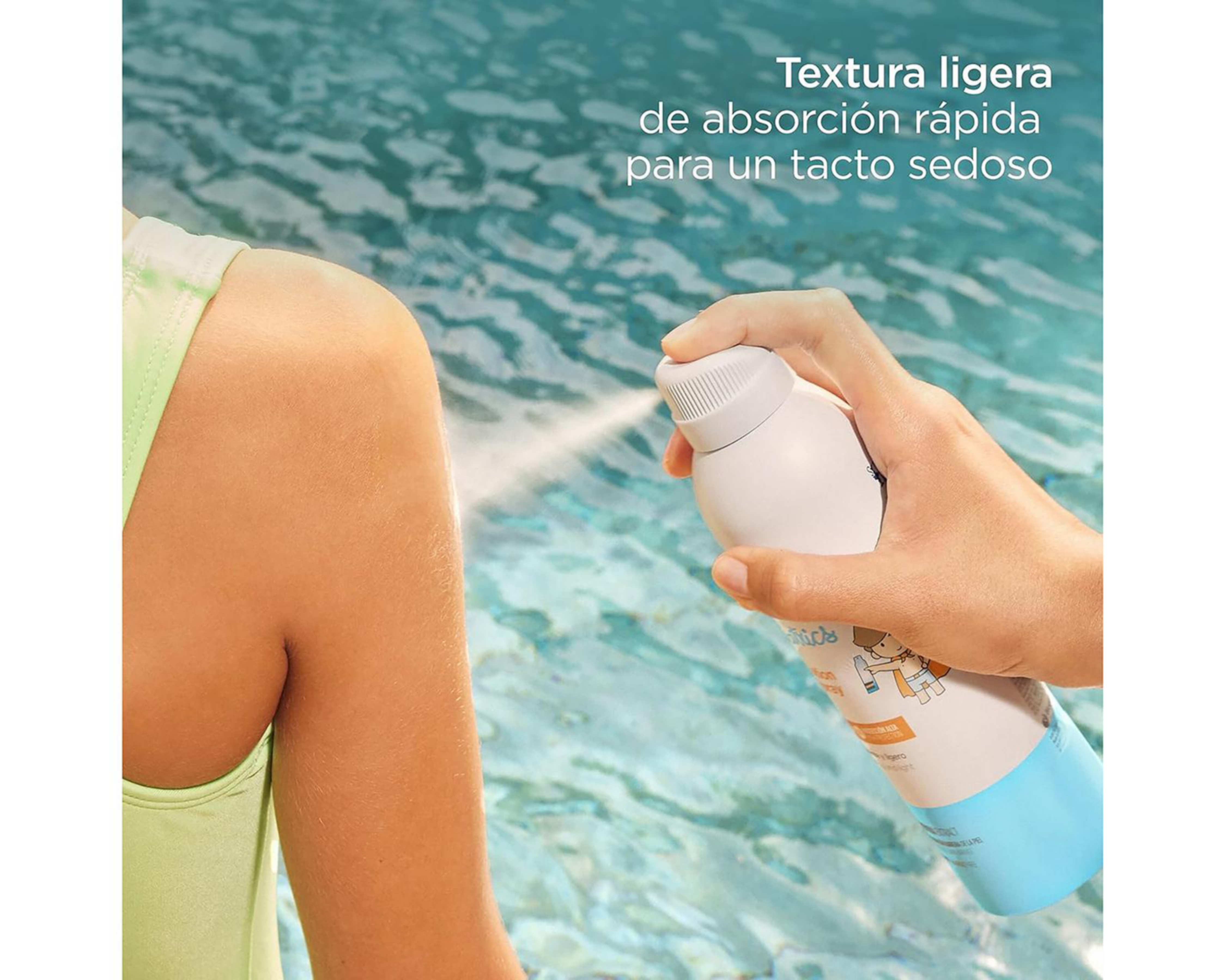 Foto 3 pulgar | Protector Solar Pediatrics SPF 50 Isdin Transparent Spray Wet Skin 250 ml