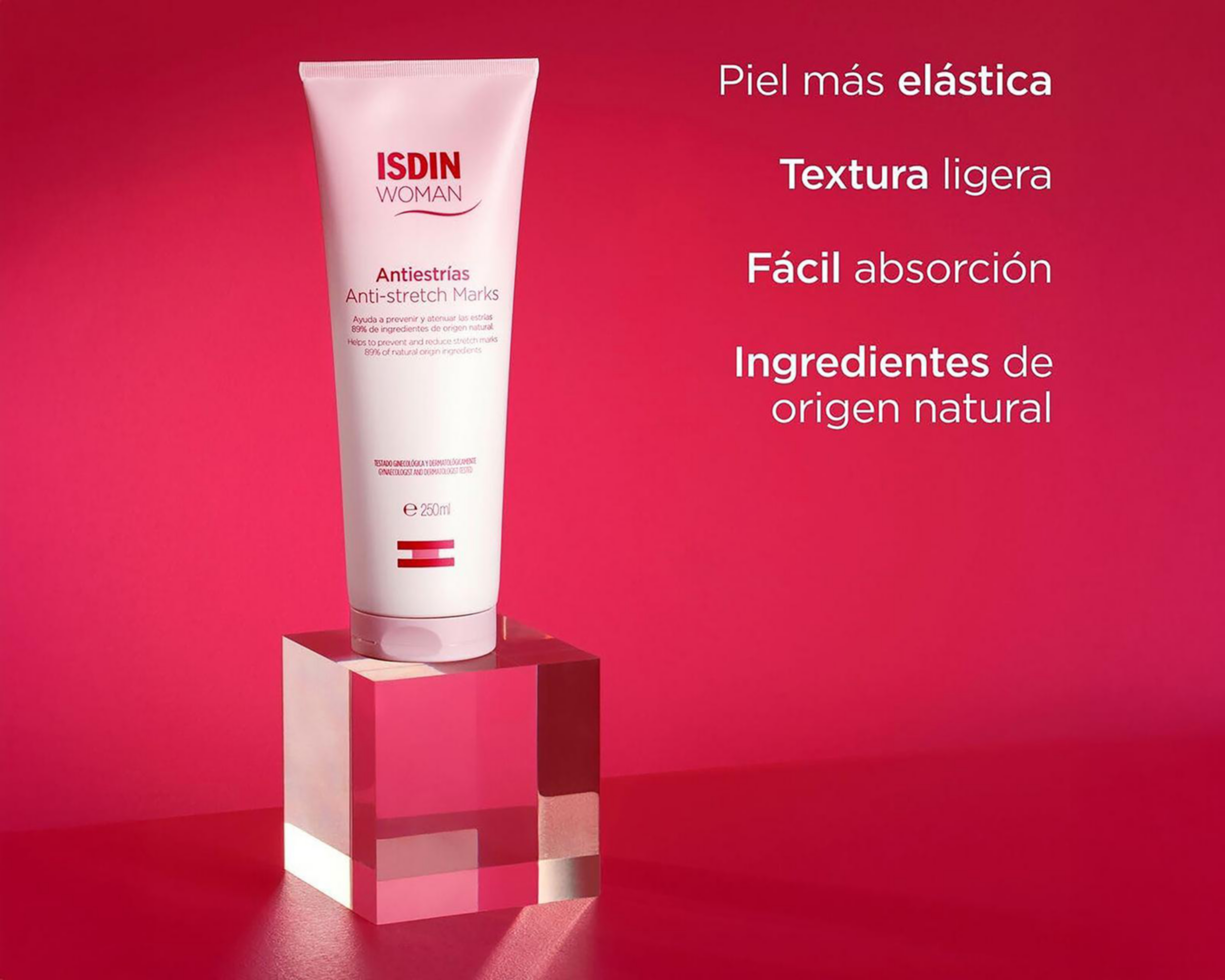 Foto 6 pulgar | Crema Corporal Antiestrías Isdin 250 ml