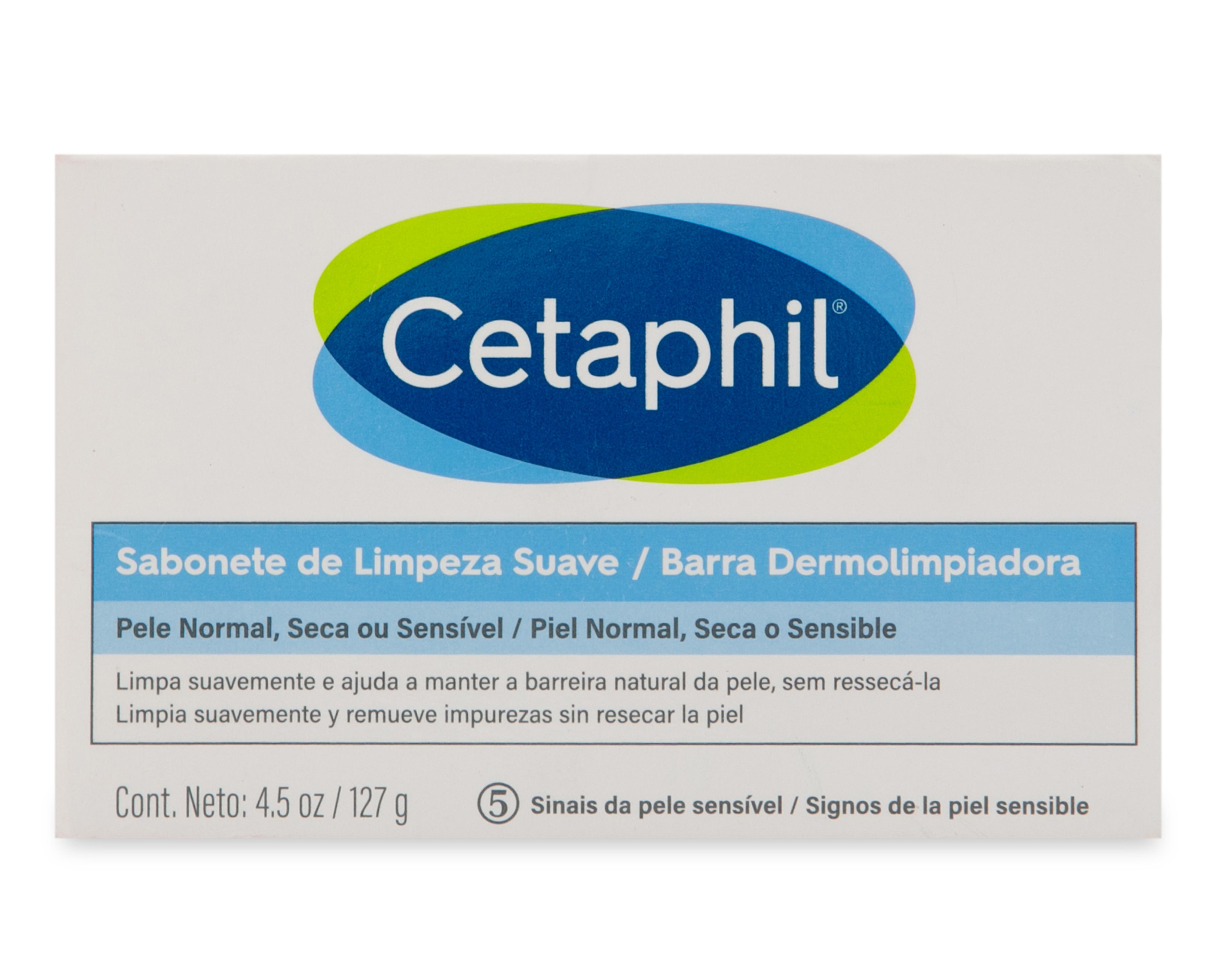 Foto 2 | Jabón en Barra Dermolimpiador Cetaphil 127 g