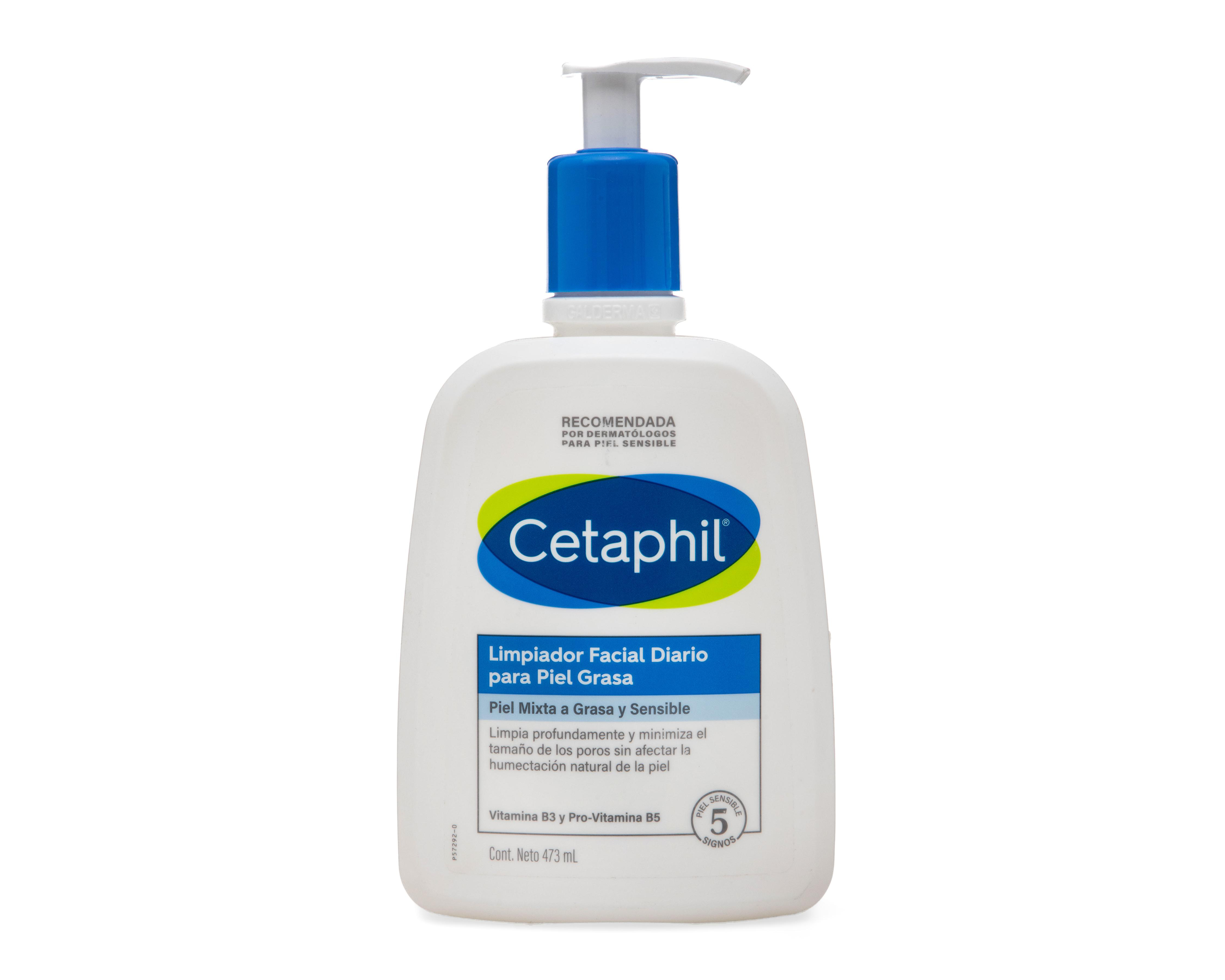 Foto 2 pulgar | Limpiador Facial para Piel Mixta a Grasa Cetaphil 473 ml