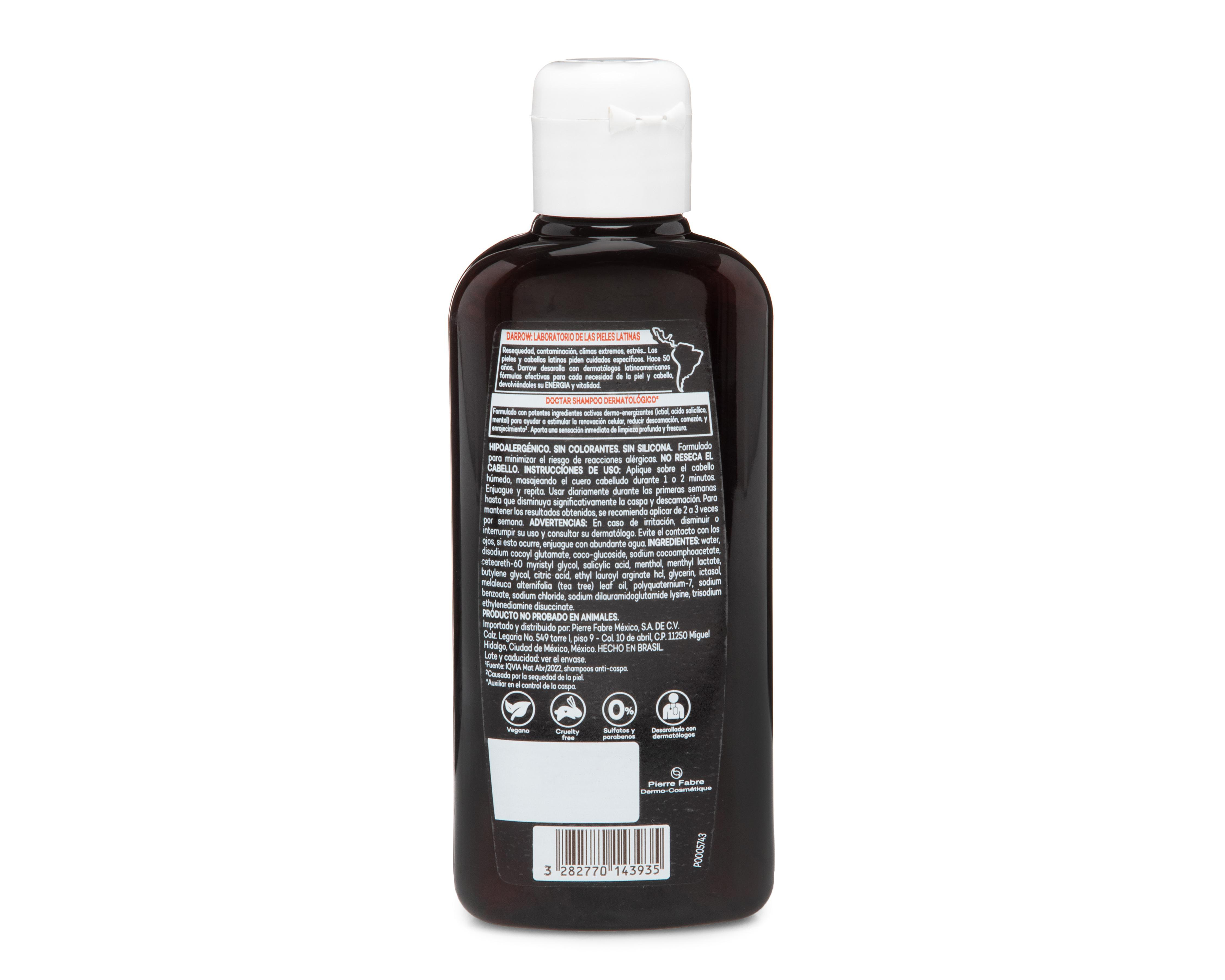 Foto 2 | Shampoo Darrow Doctar Anticaspa 120 ml