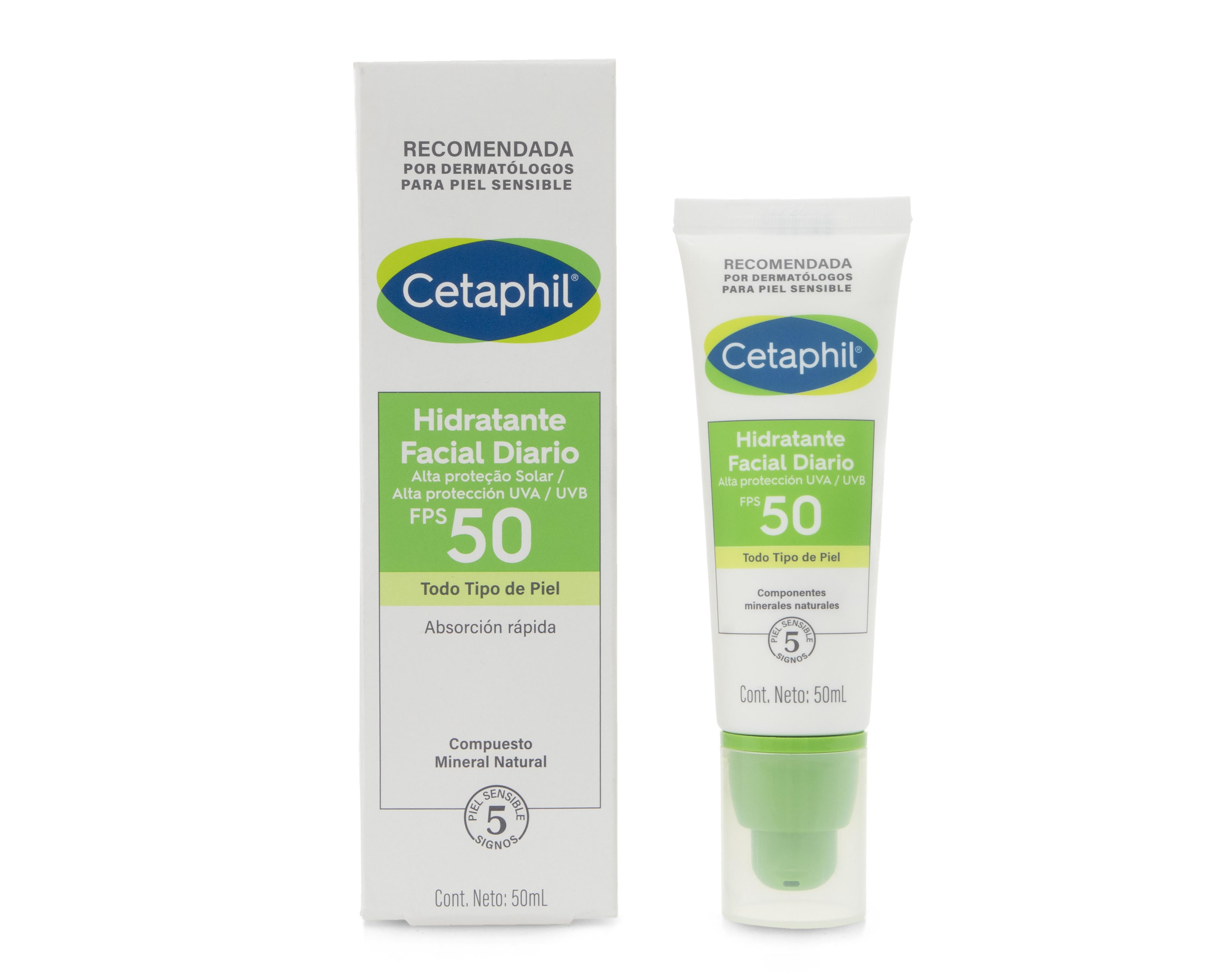 Foto 2 pulgar | Hidratante Facial Diario Cetaphil con FPS 50+ 50 ml