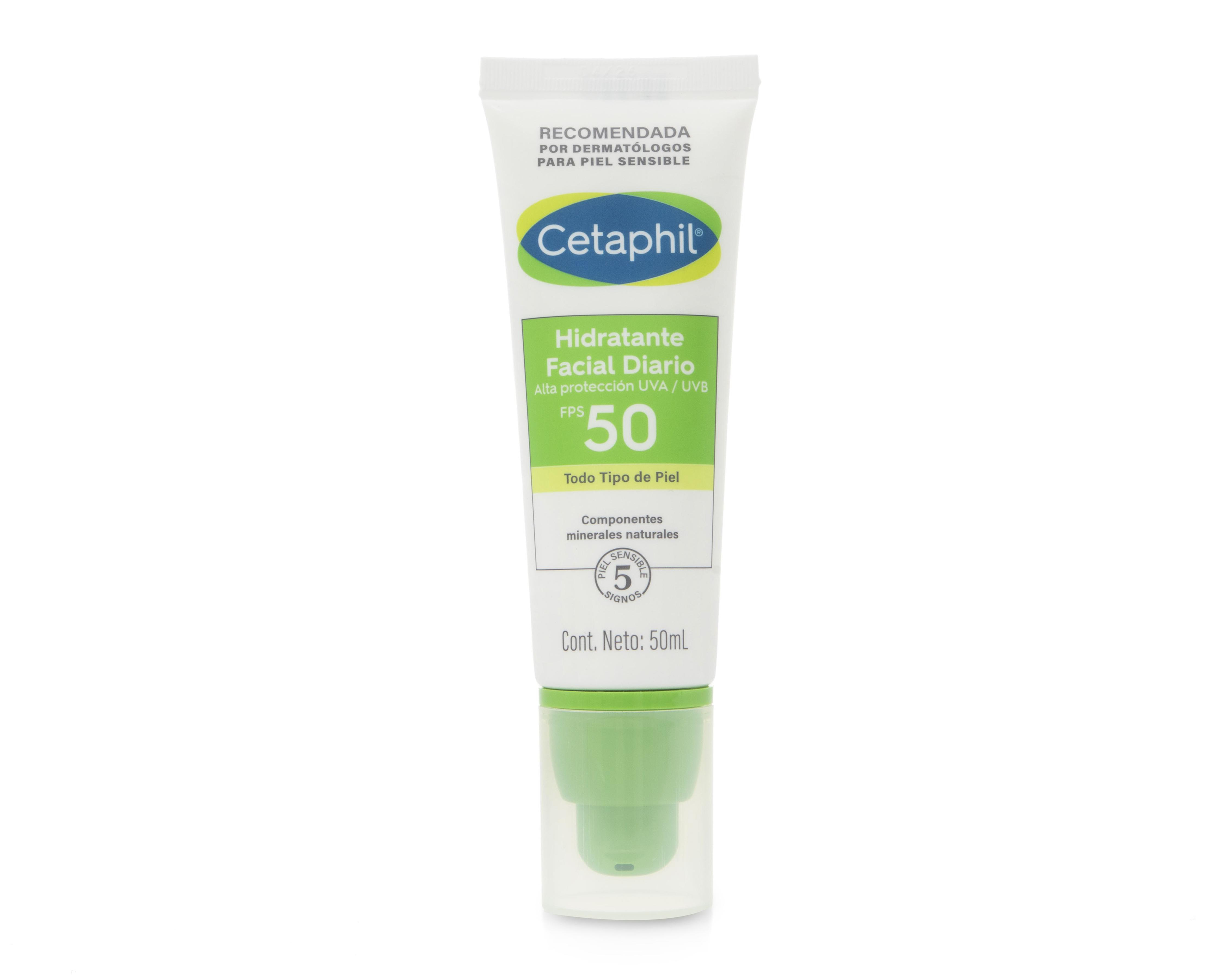 Foto 3 pulgar | Hidratante Facial Diario Cetaphil con FPS 50+ 50 ml