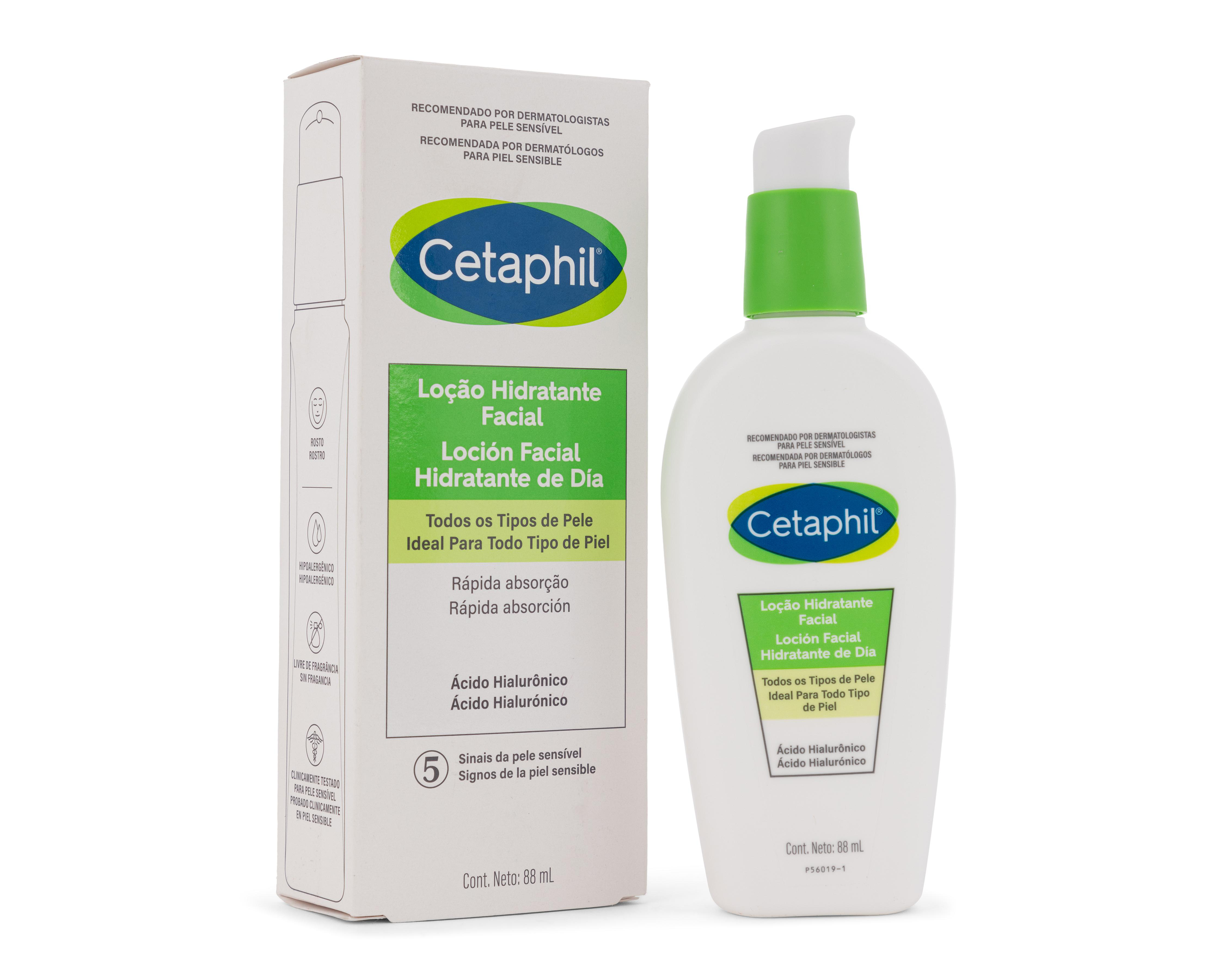 Loción Facial Hidratante con Acido Hialurónico Cetaphil 88 ml