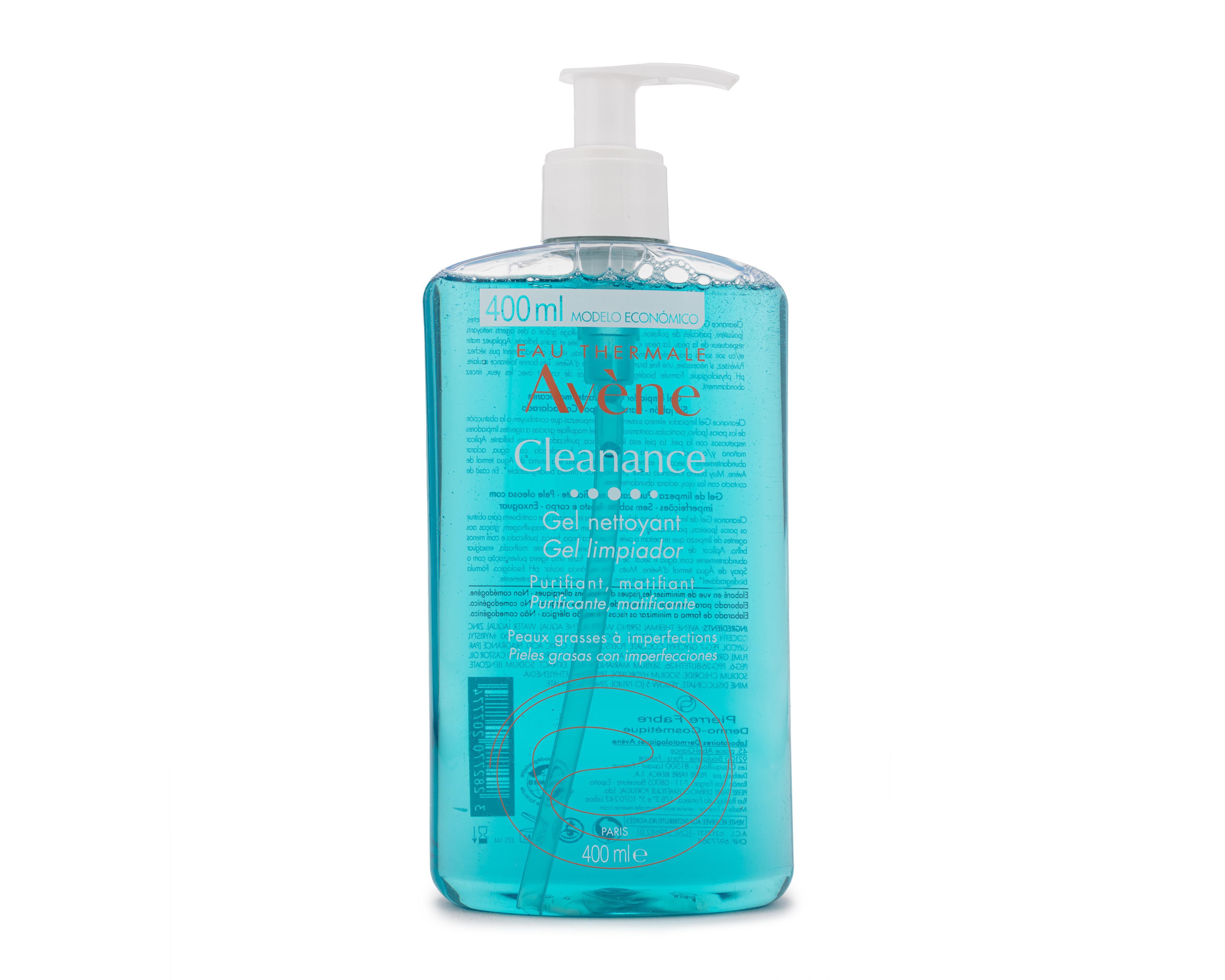 Gel Limpiador para Piel Sensible Avène Cleanance 400 ml $499