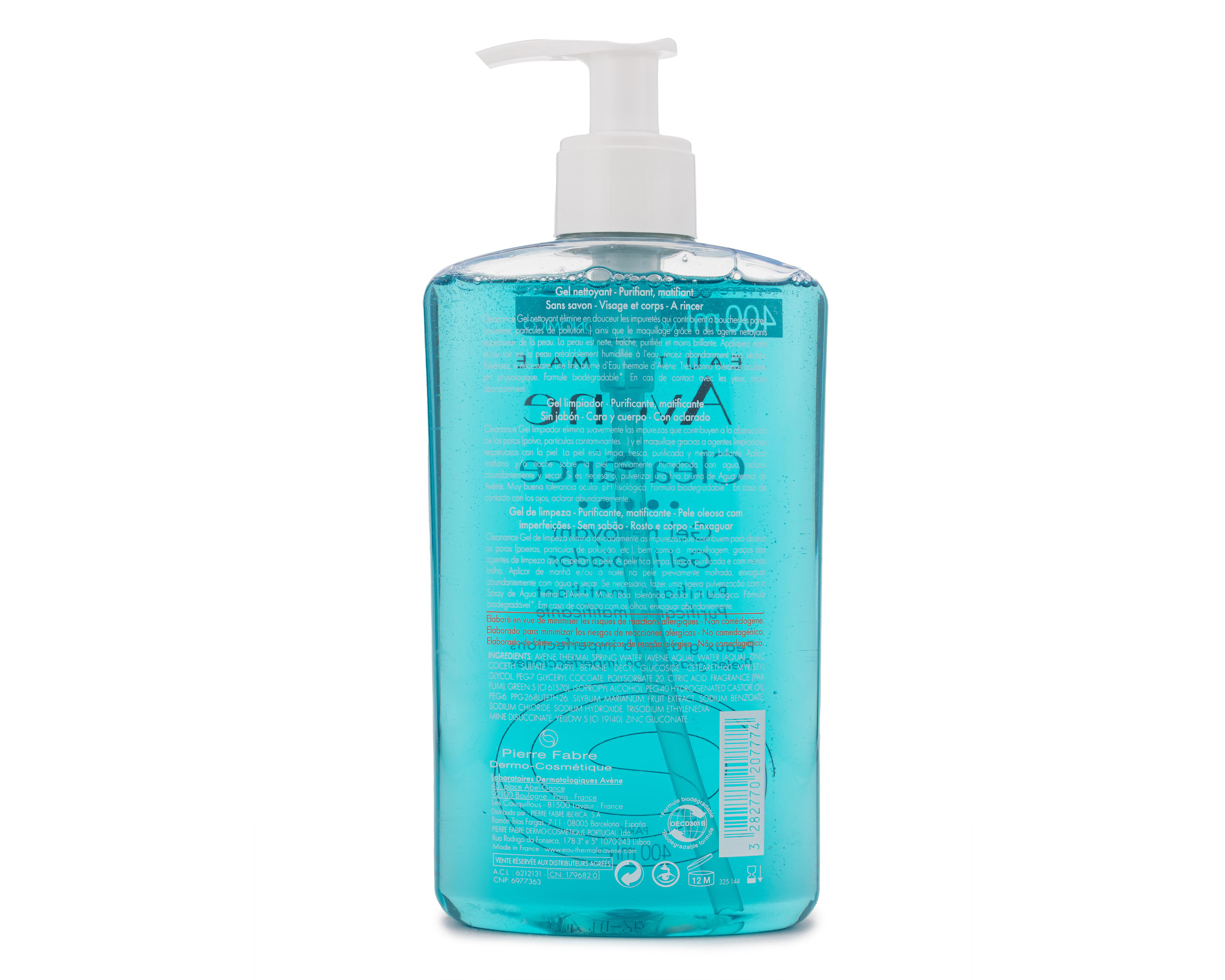 Foto 2 | Gel Limpiador para Piel Sensible Avène Cleanance 400 ml