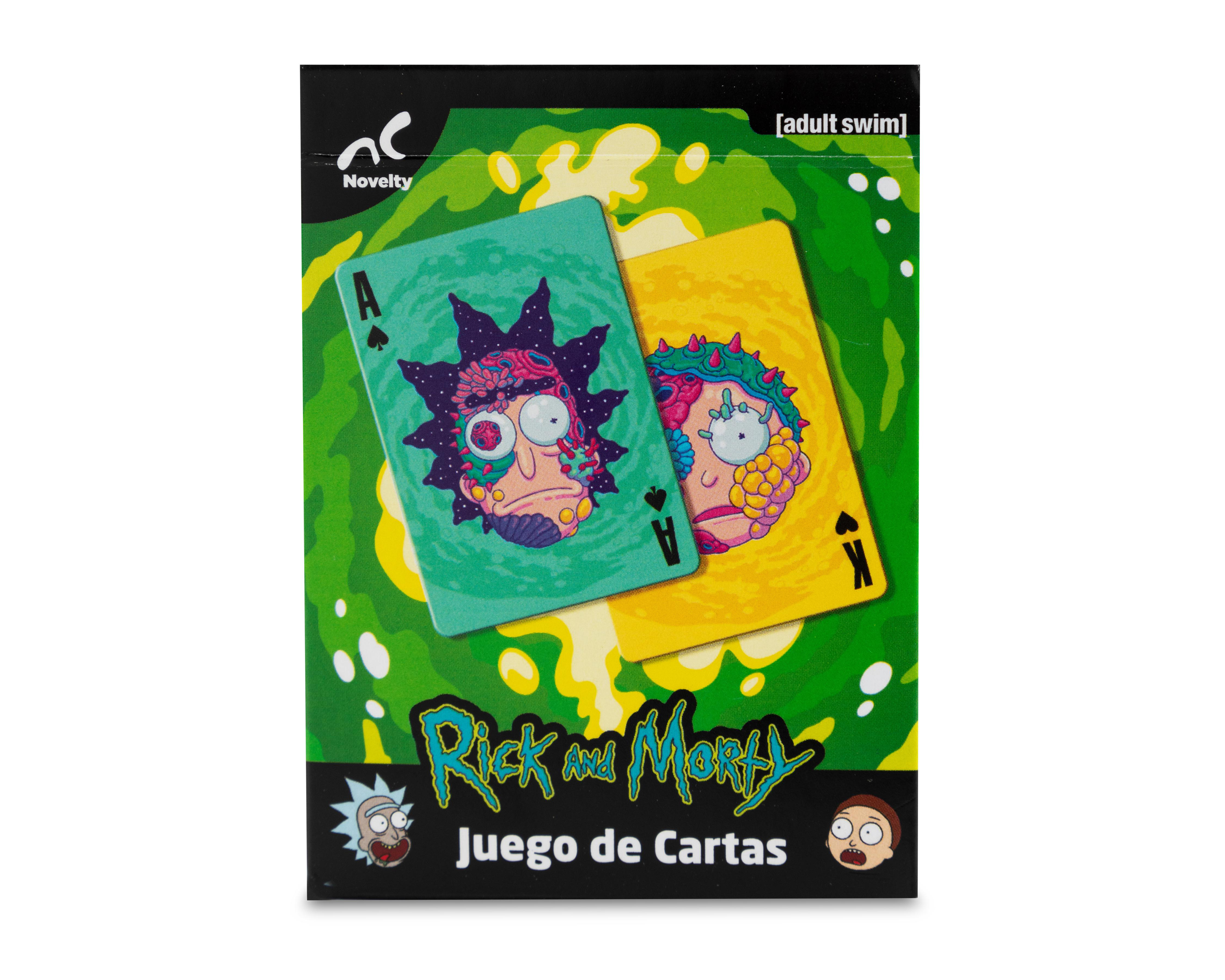 Foto 2 pulgar | Juego de Cartas Rick y Morty Novelty