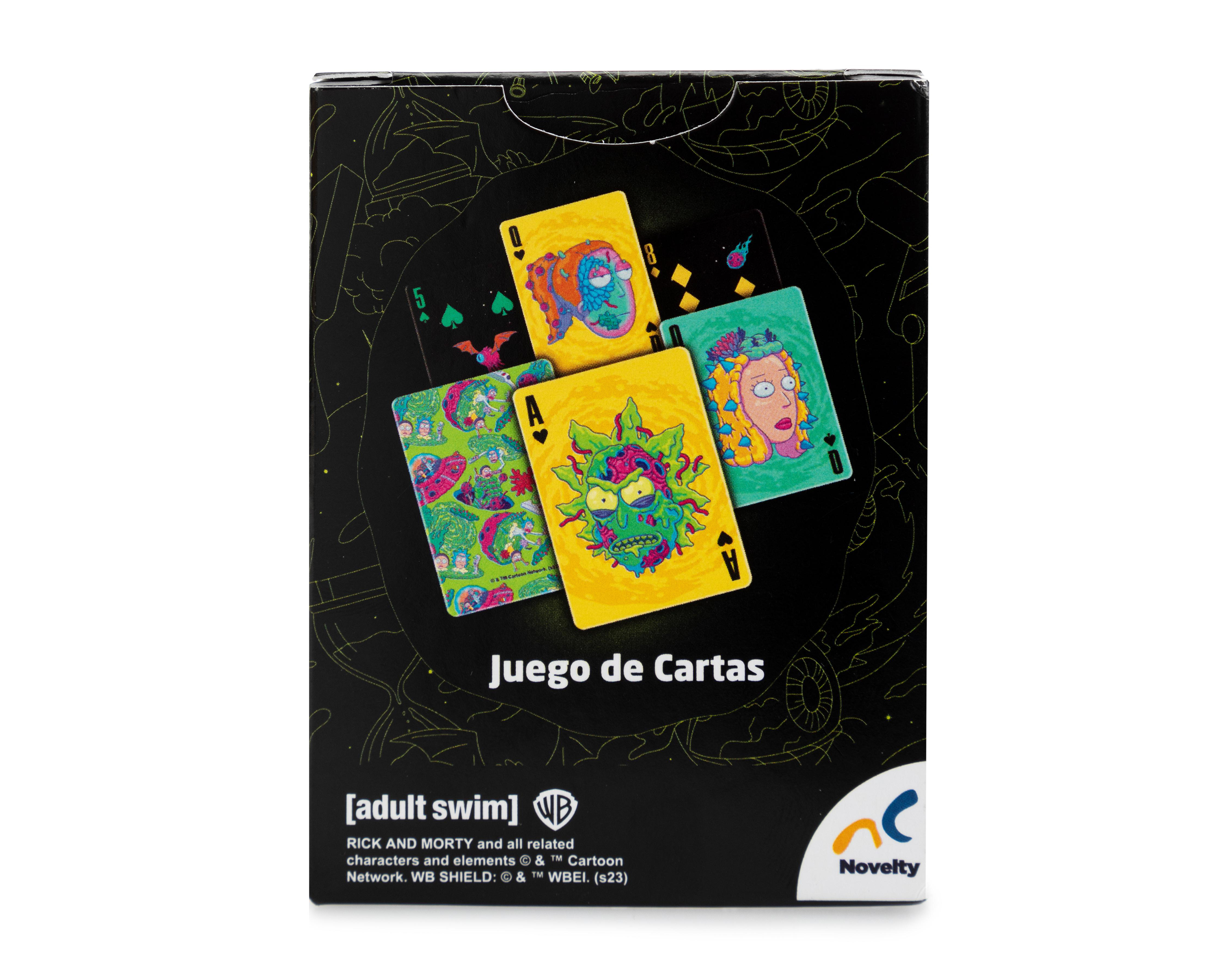 Foto 3 pulgar | Juego de Cartas Rick y Morty Novelty