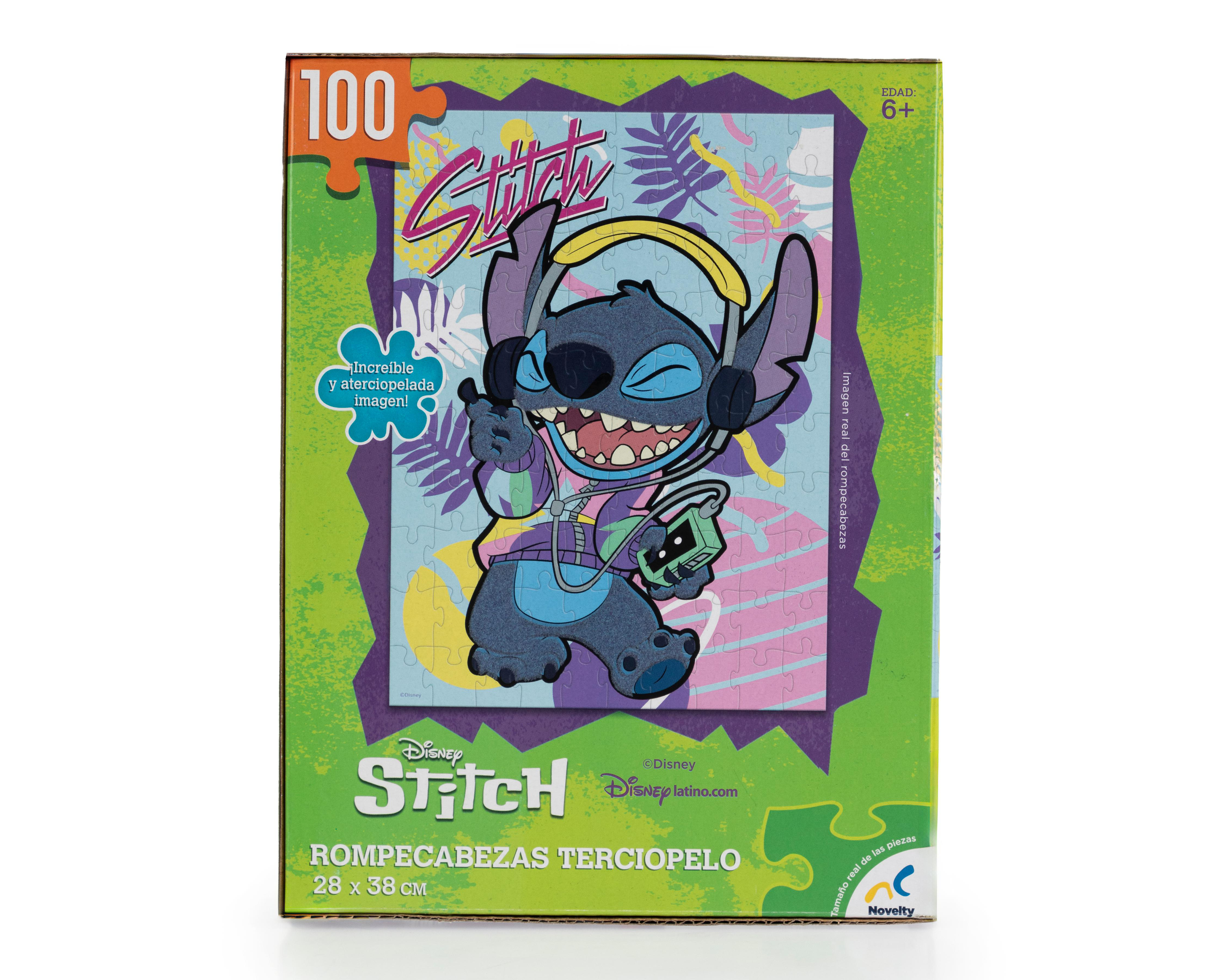 Foto 3 pulgar | Rompecabezas Stitch Novelty 100 Piezas