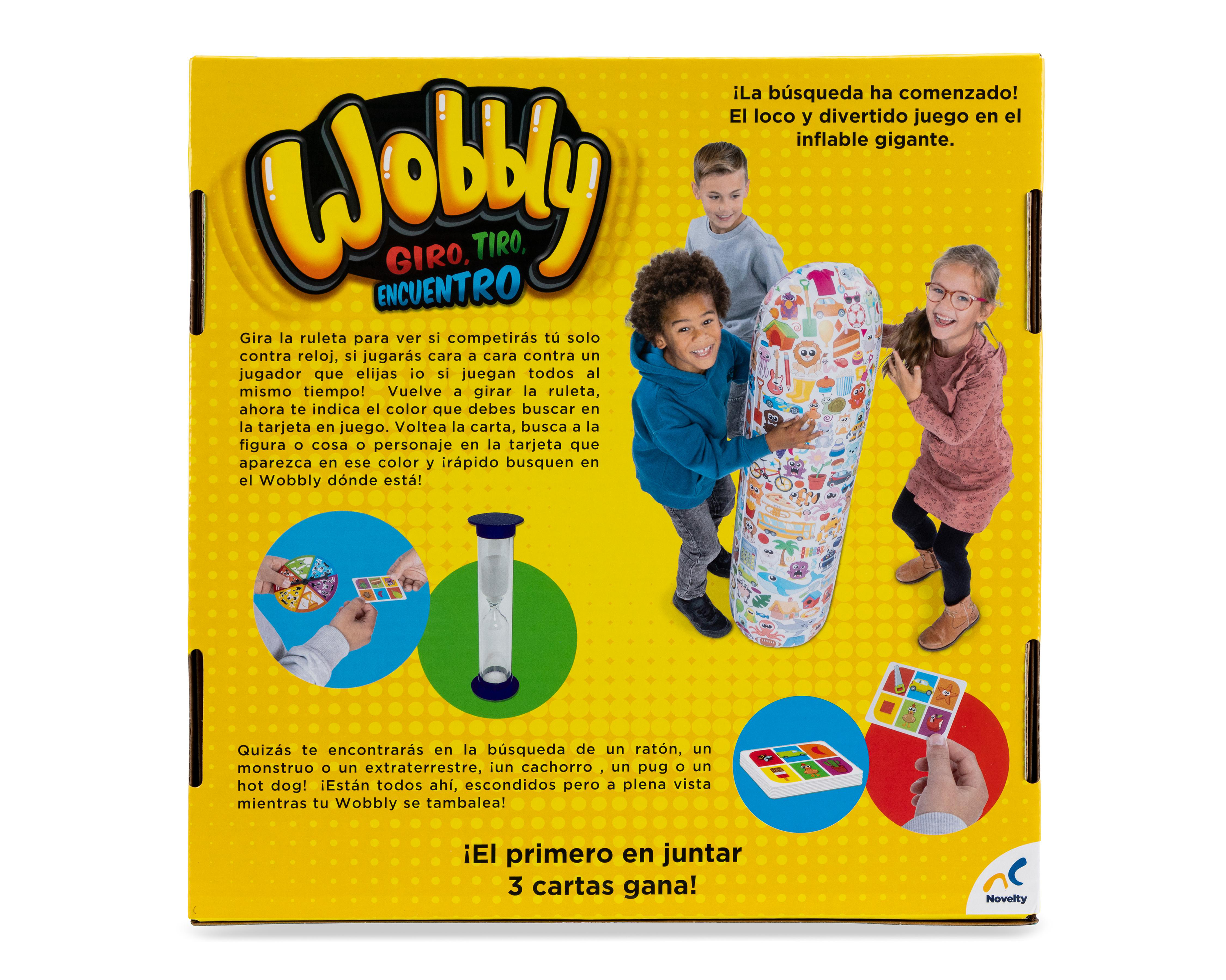 Foto 3 pulgar | Juego de Mesa Woobly Giro Tiro Encuentro Novelty