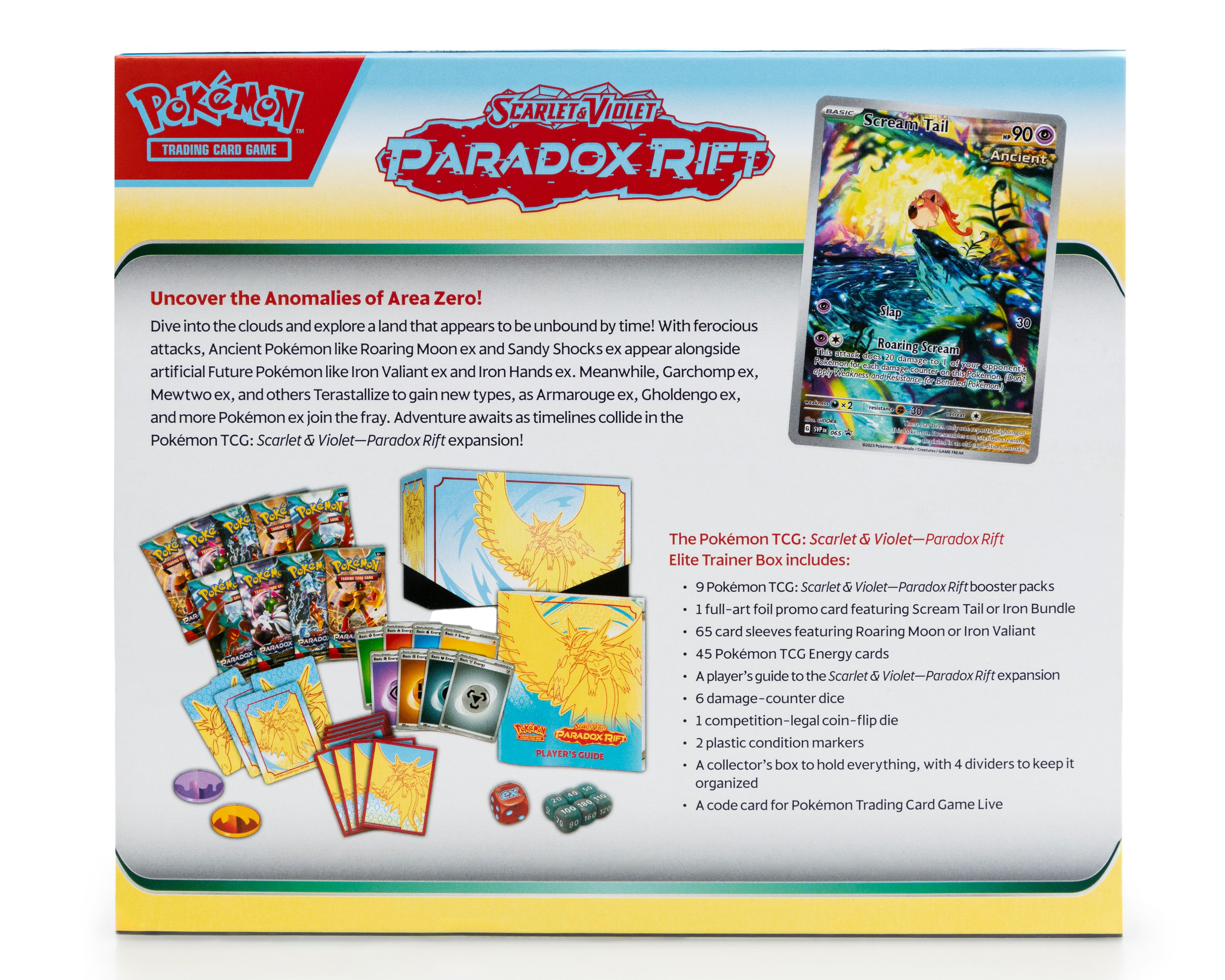 Foto 3 pulgar | Juego de Cartas Pokémon Elite Trainer Box Scarlet and Violet Paradox Rift