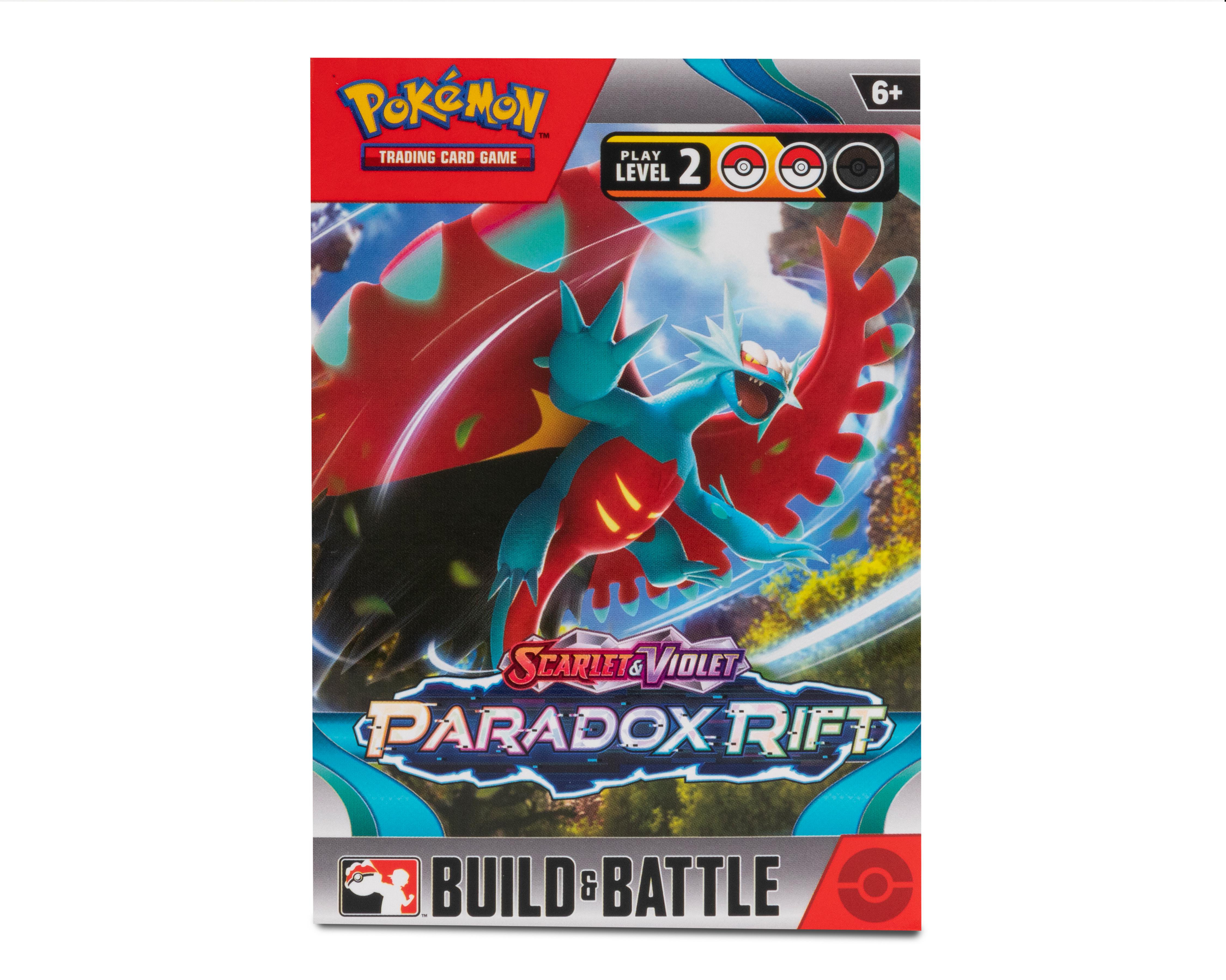 Juego de Cartas Pokémon Paldean Fates Paradox Rift Build and Battle