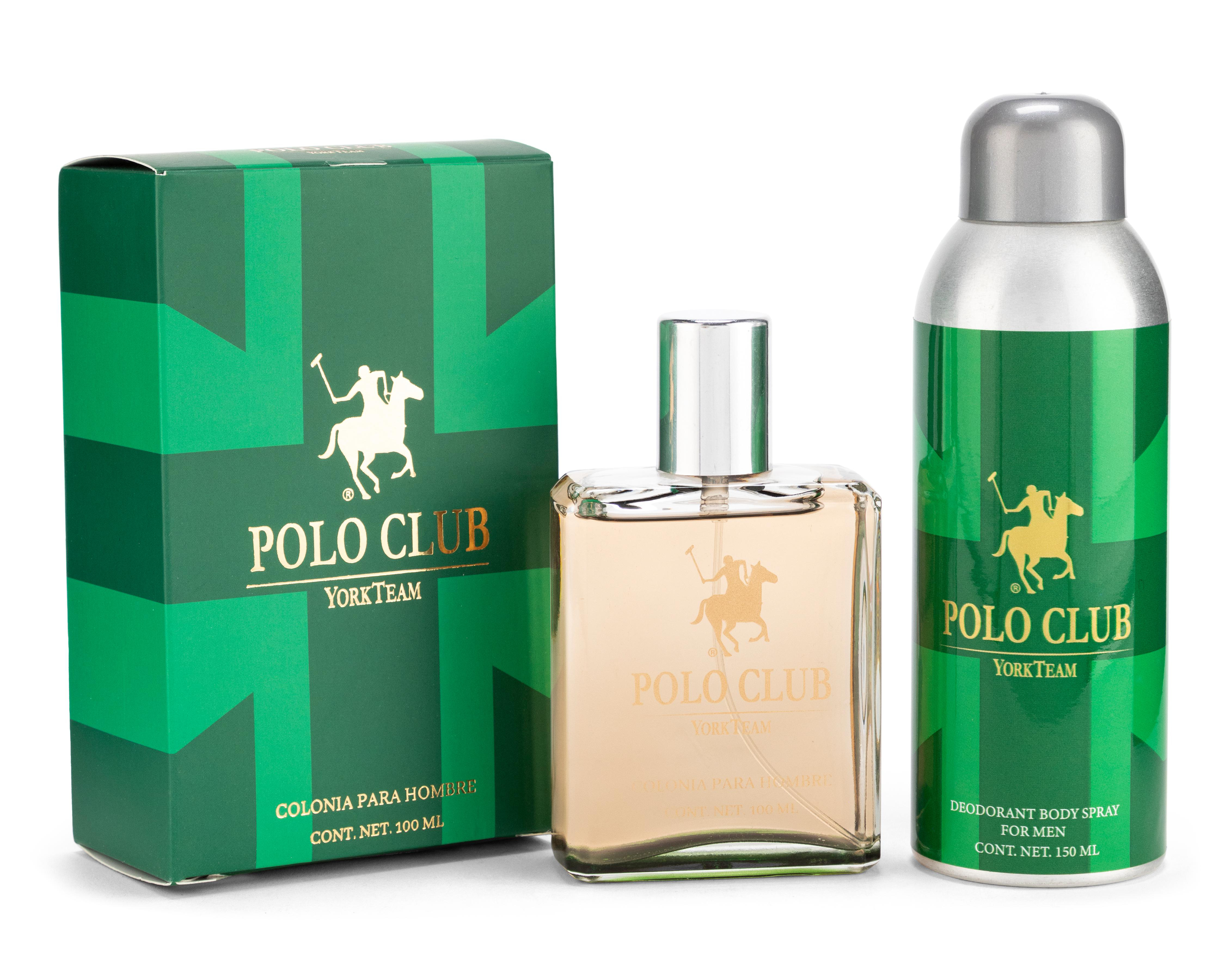 Foto 2 pulgar | Estuche para Hombre York Team Polo Club New England Green 2 Piezas