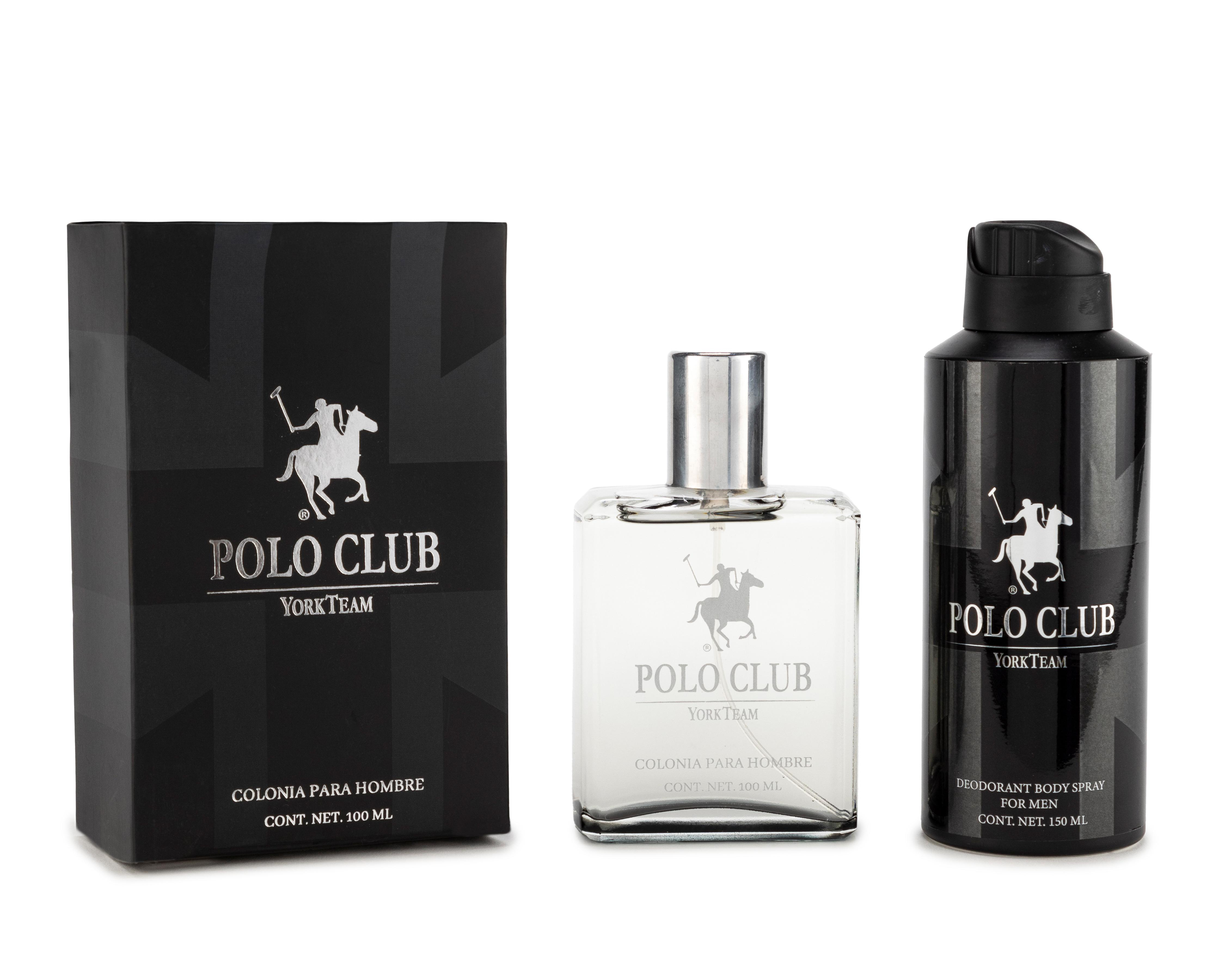 Foto 2 pulgar | Estuche para Hombre York Team Polo Club New England Black 2 Piezas