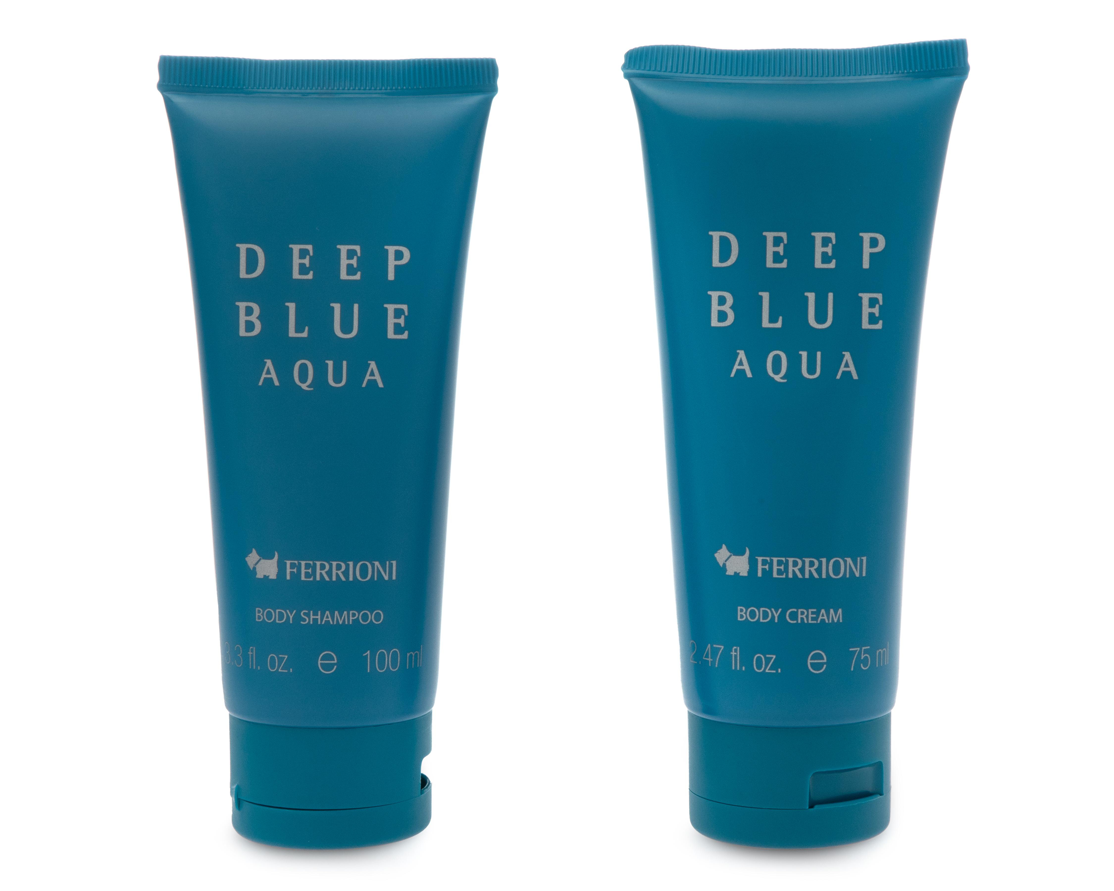 Foto 4 pulgar | Estuche para Hombre Ferrioni Deep Blue Aqua 3 Piezas