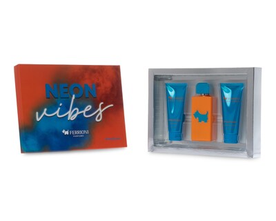 Foto 4 | Estuche para Hombre Ferrioni Neon Vibes 3 Piezas