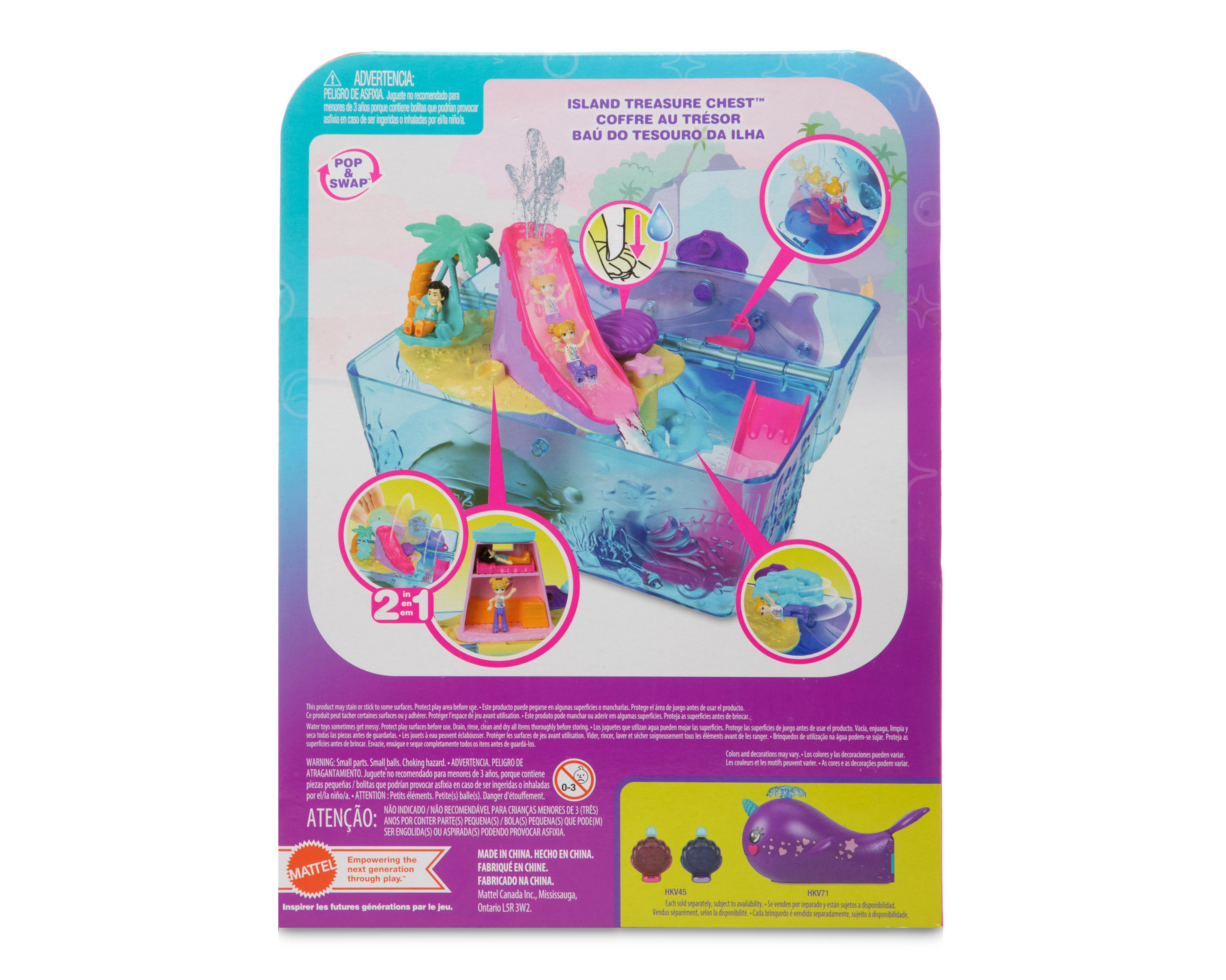 Foto 3 pulgar | Cofre del Tesoro Polly Pocket 2 en 1