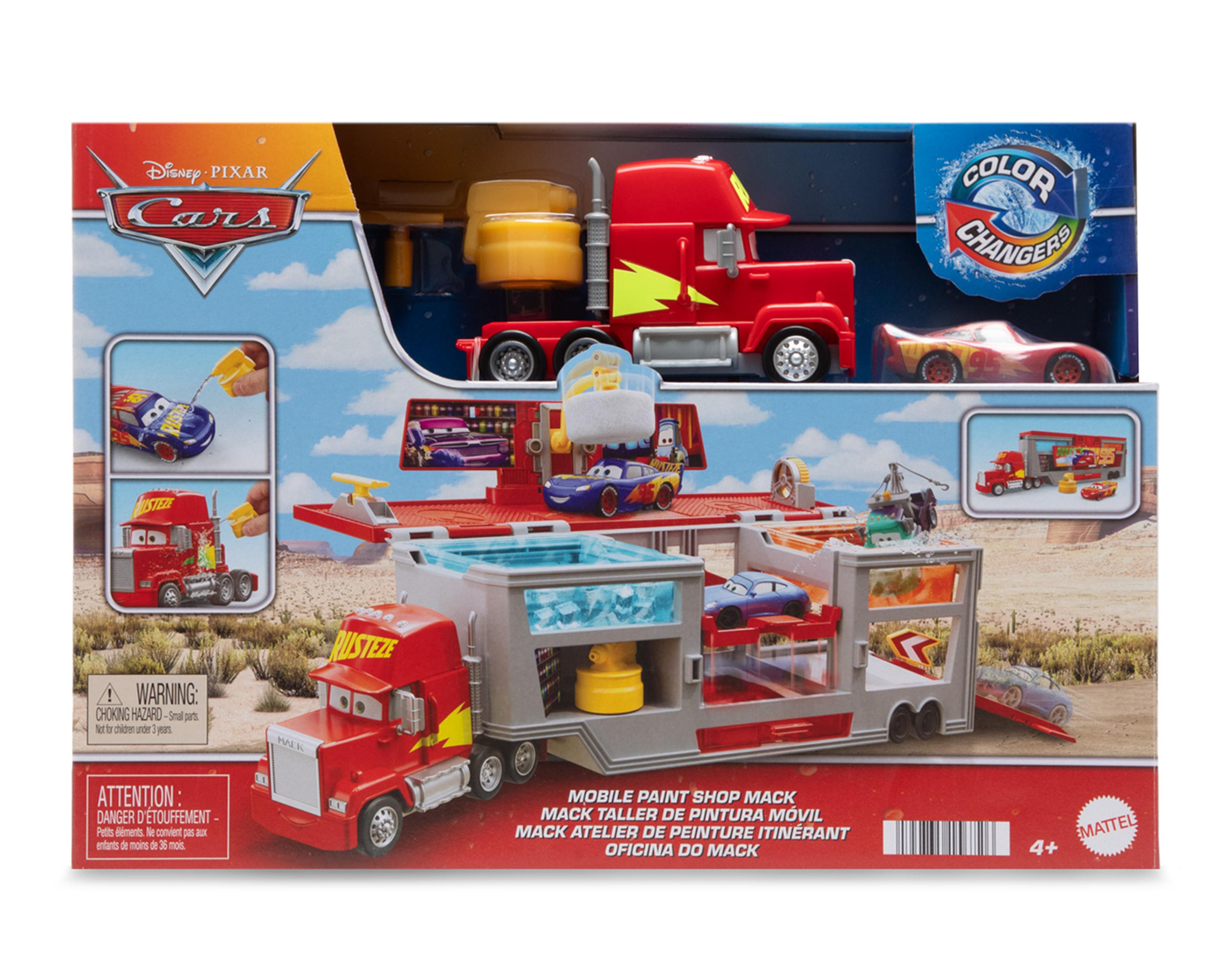 Mack Taller de Pintura Móvil Mattel Cars $1,079