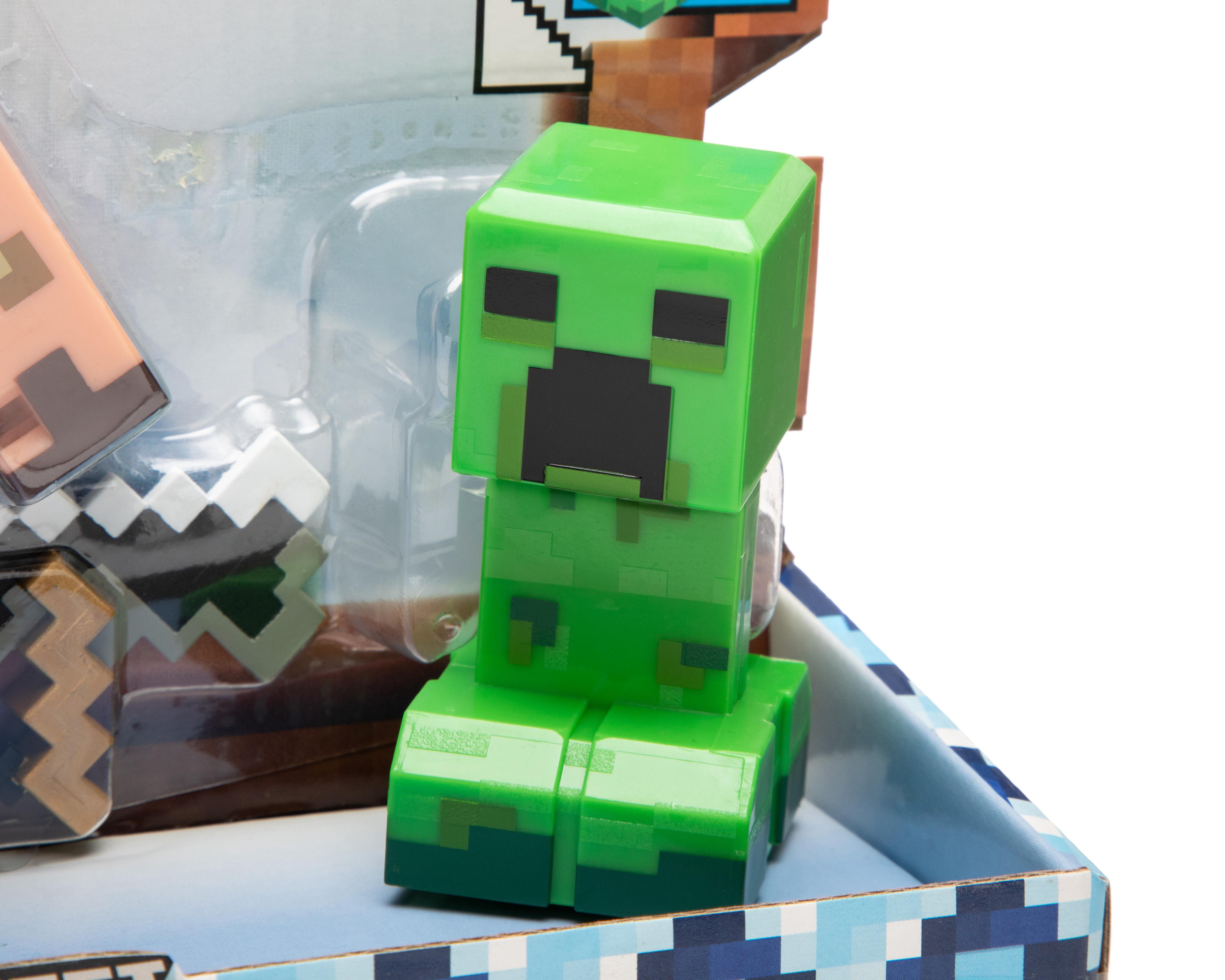 Foto 4 pulgar | Creeper vs Piglin Bruiser Minecraft Legends