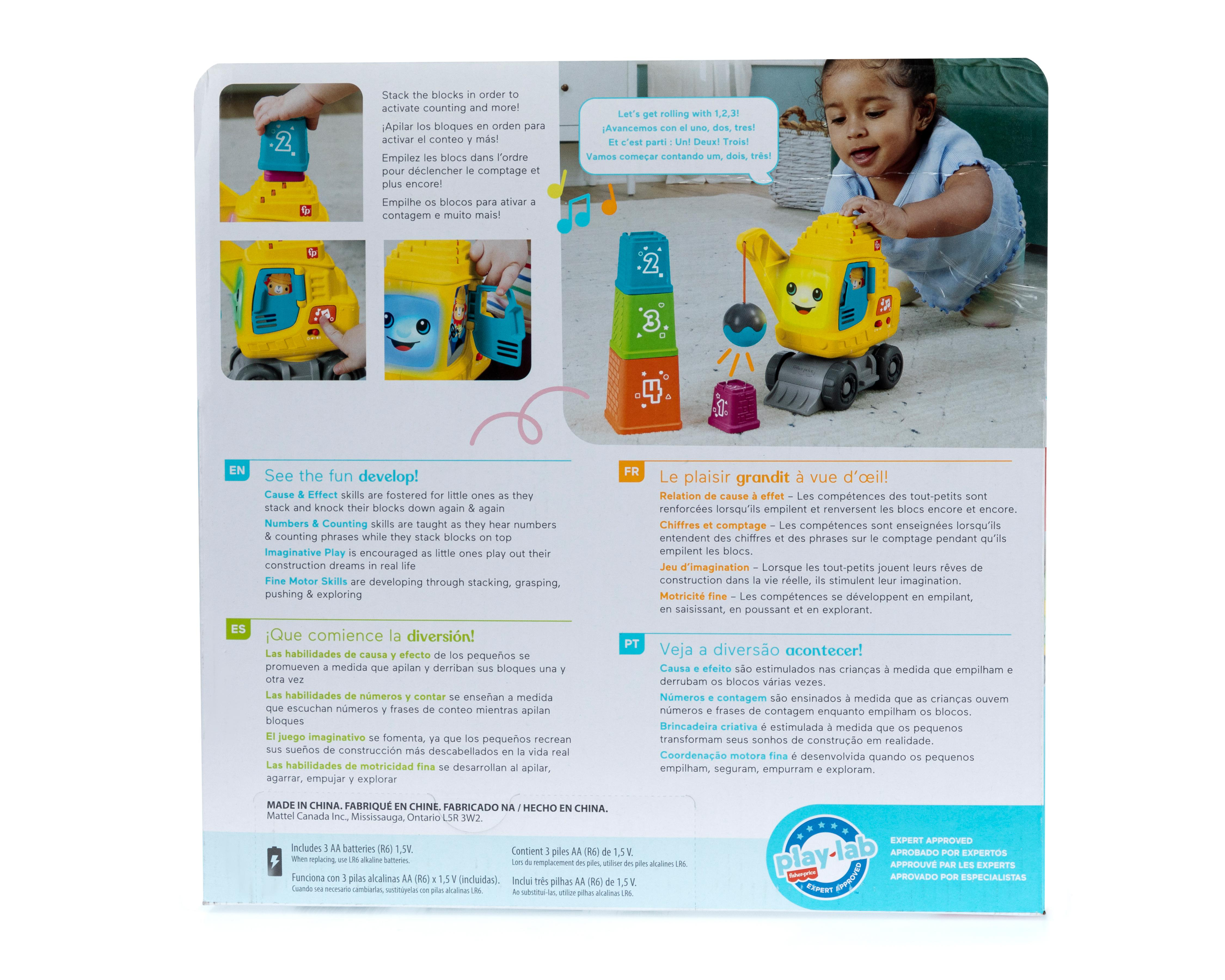 Foto 2 | Grúa Aprende a Contar Fisher-Price