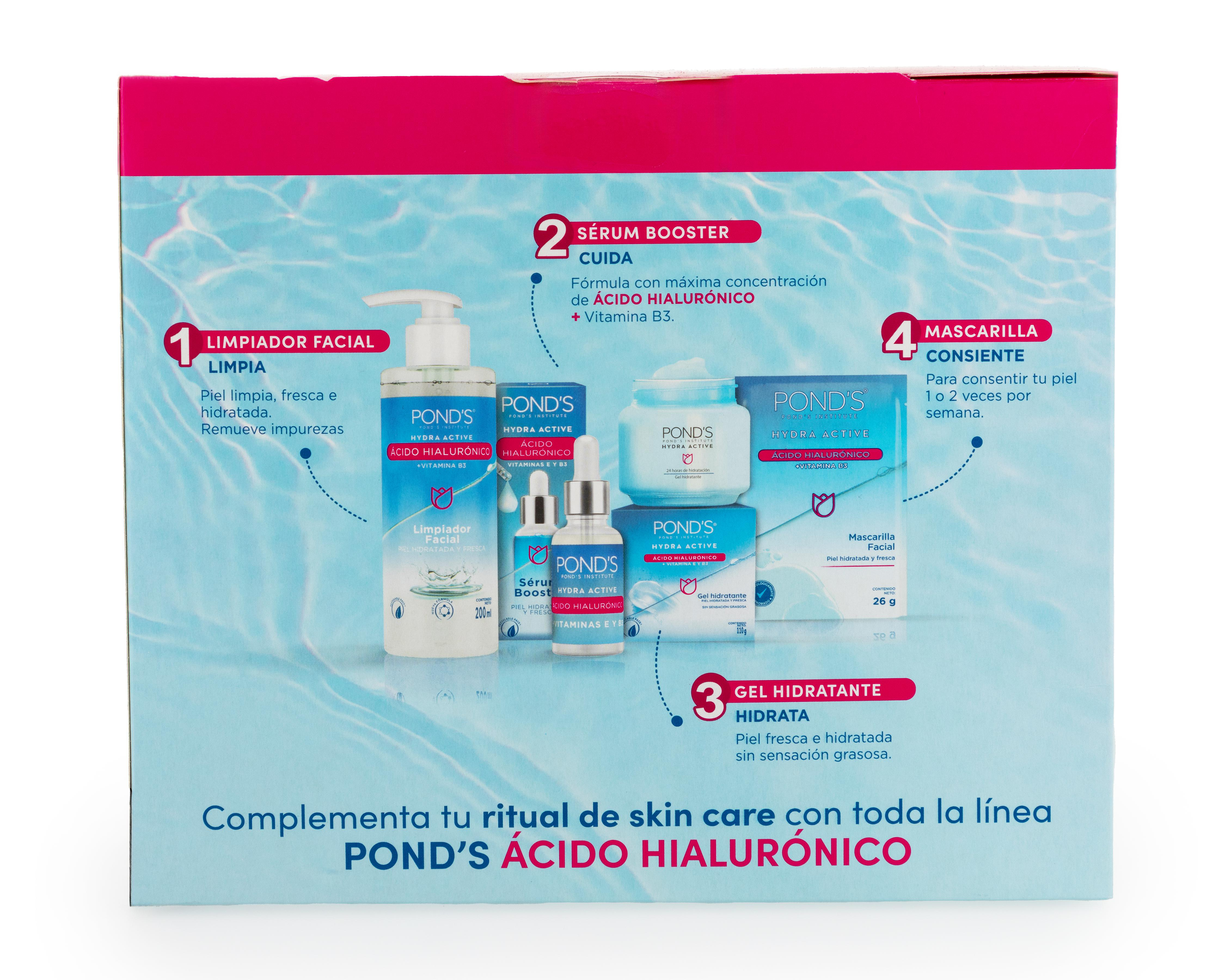 Foto 3 pulgar | Suero Booster y Gel Hidratante Pond's Hydra Active con Ácido Hialurónico