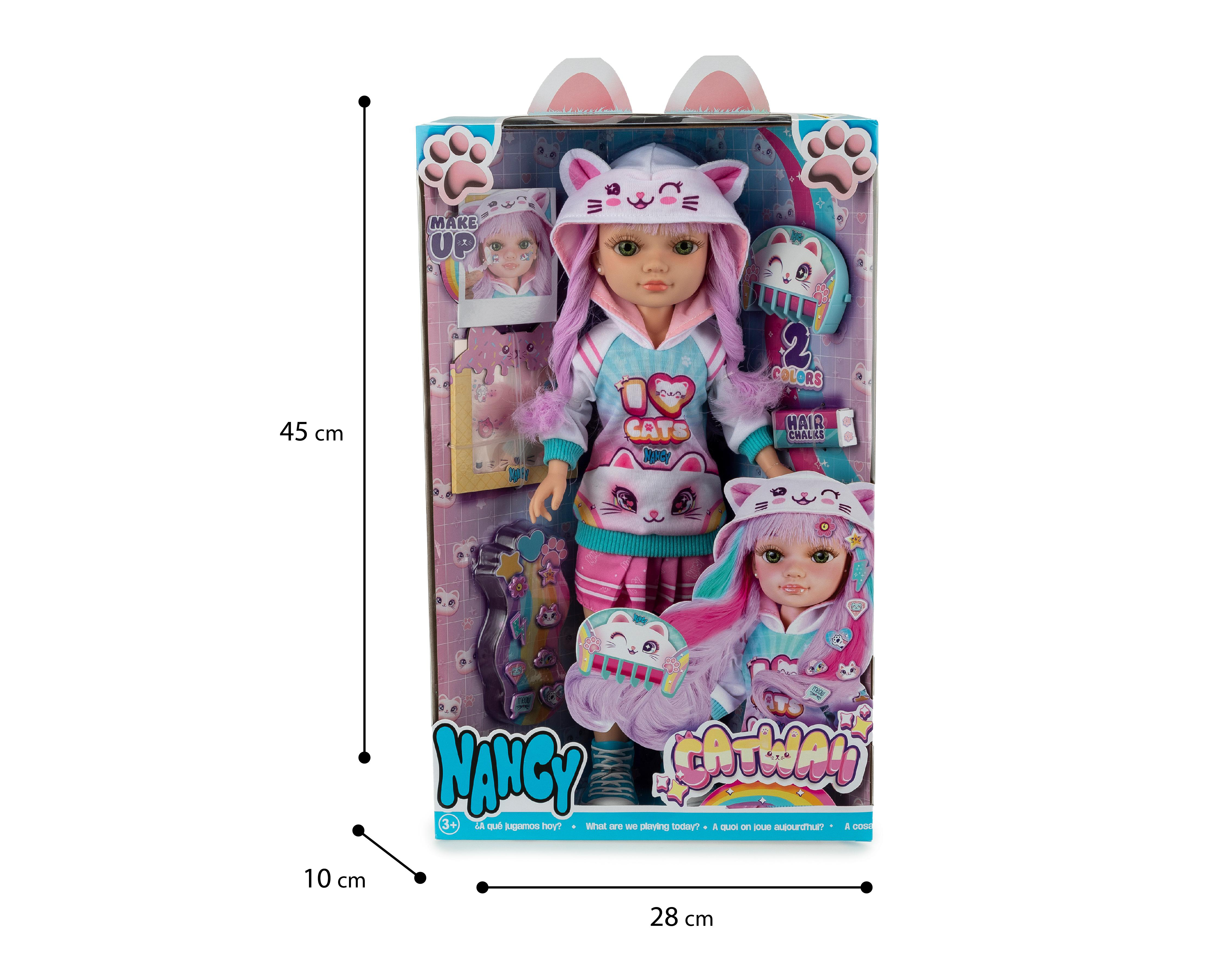 Foto 4 pulgar | Muñeca Nancy Catwaii