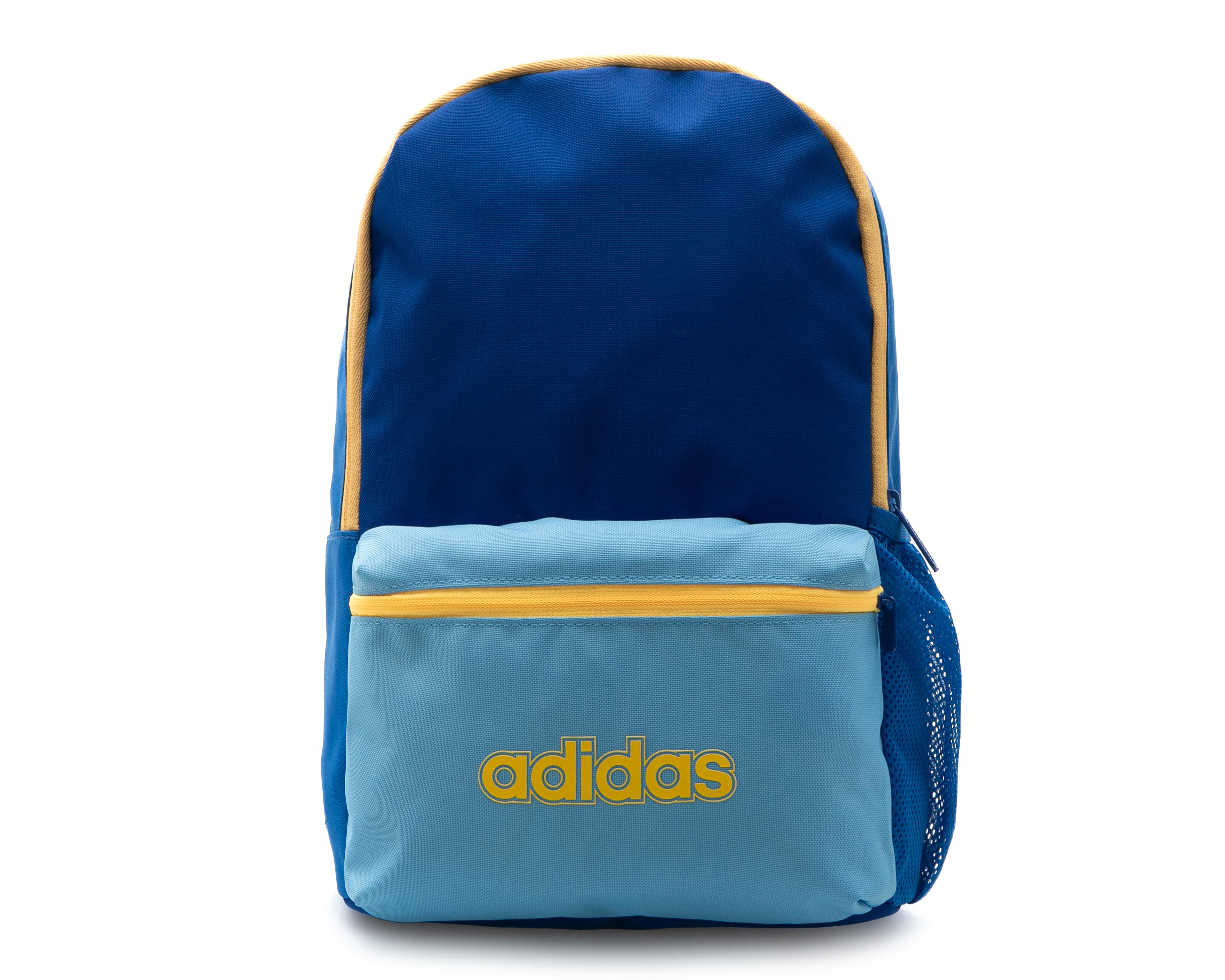 Foto 2 pulgar | Mochila Adidas Estampada Azul