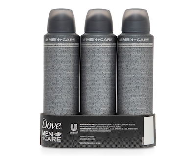 Foto 3 | Desodorante en Aerosol Dove Men+Care Invisible Dry 3 Piezas