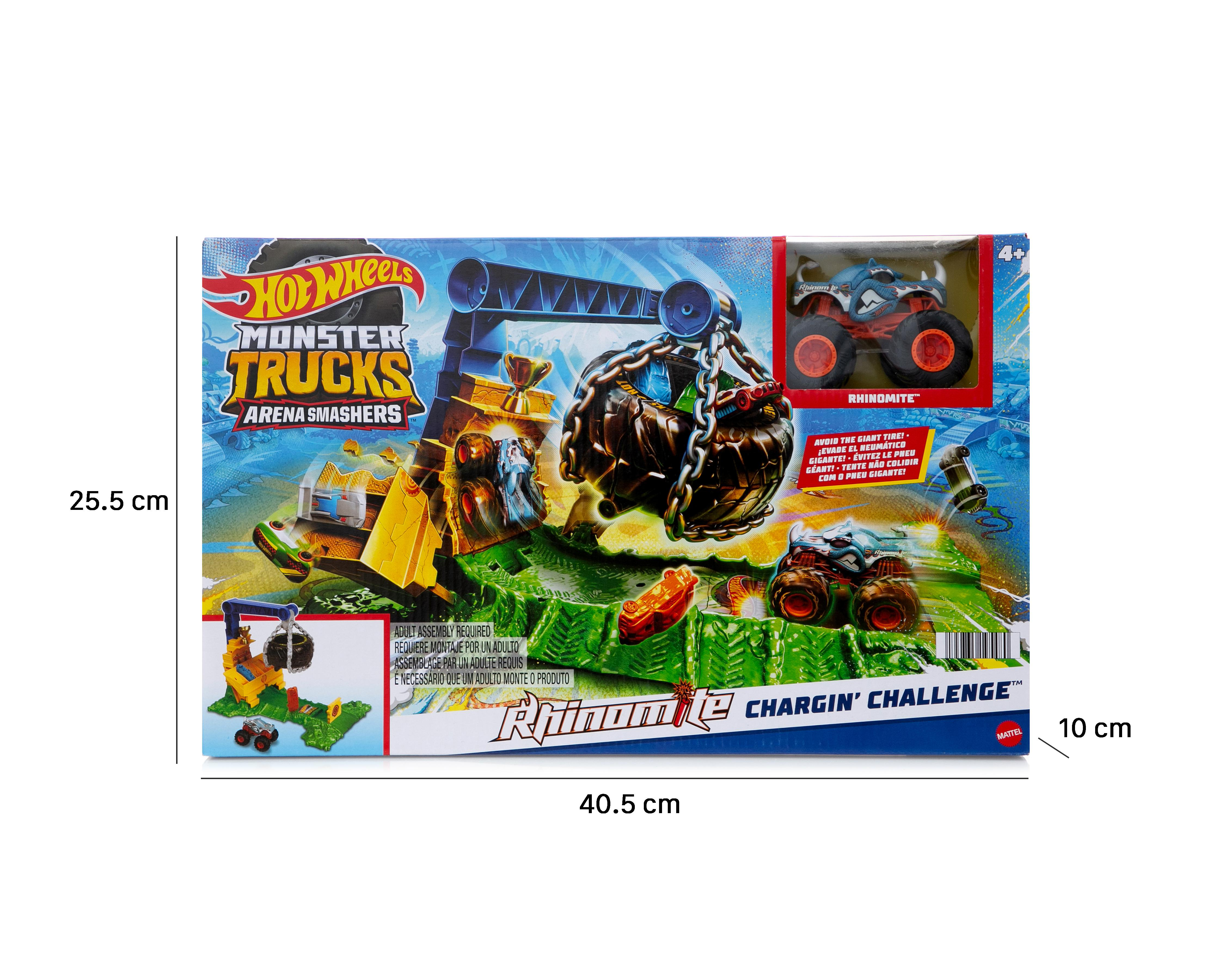 Foto 5 pulgar | Pista de Carreras Monsters Trucks Hot Wheels Reto en la Selva