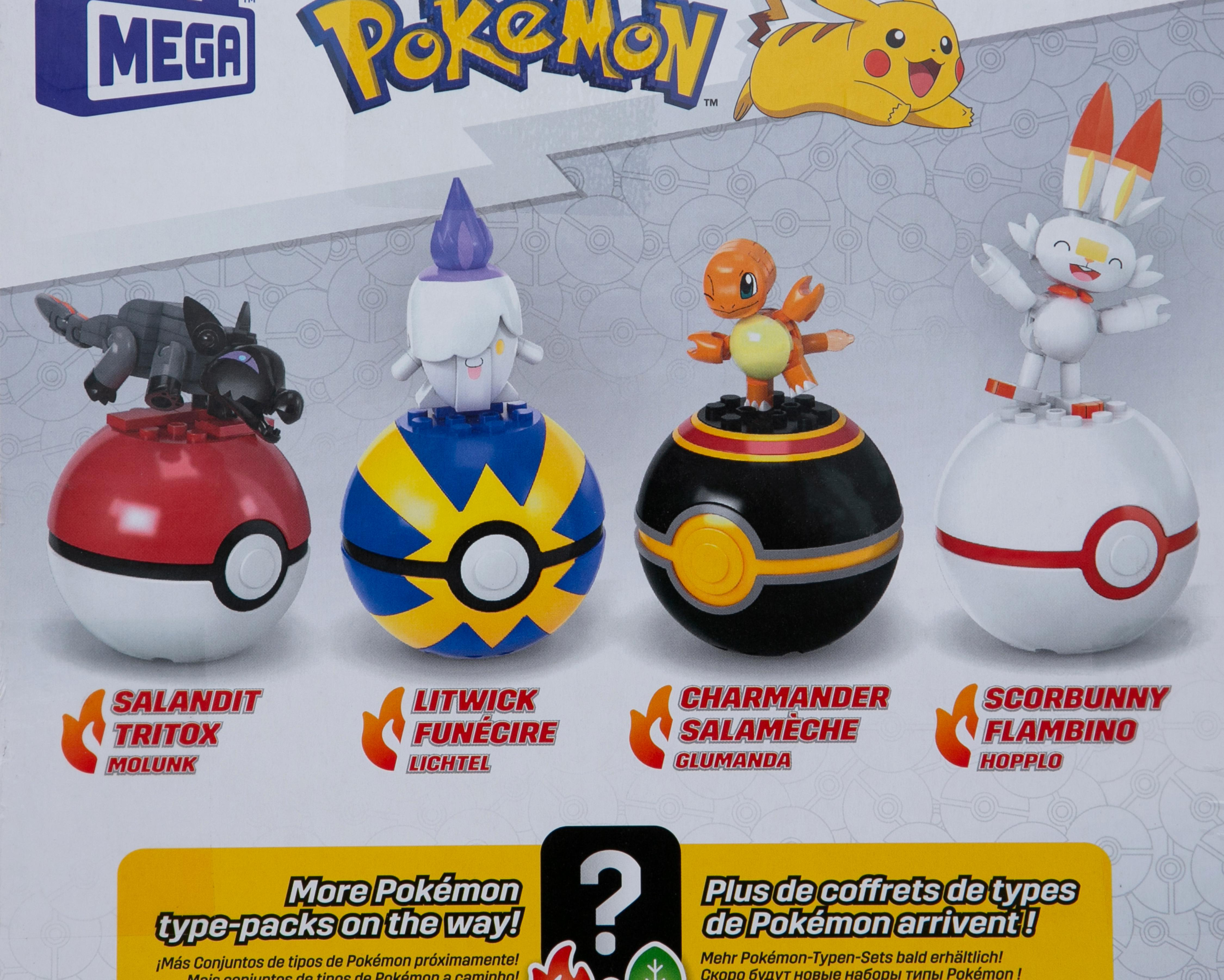 Foto 3 | Juego de Pokebolas de Fuego Mega Construx 105 Piezas