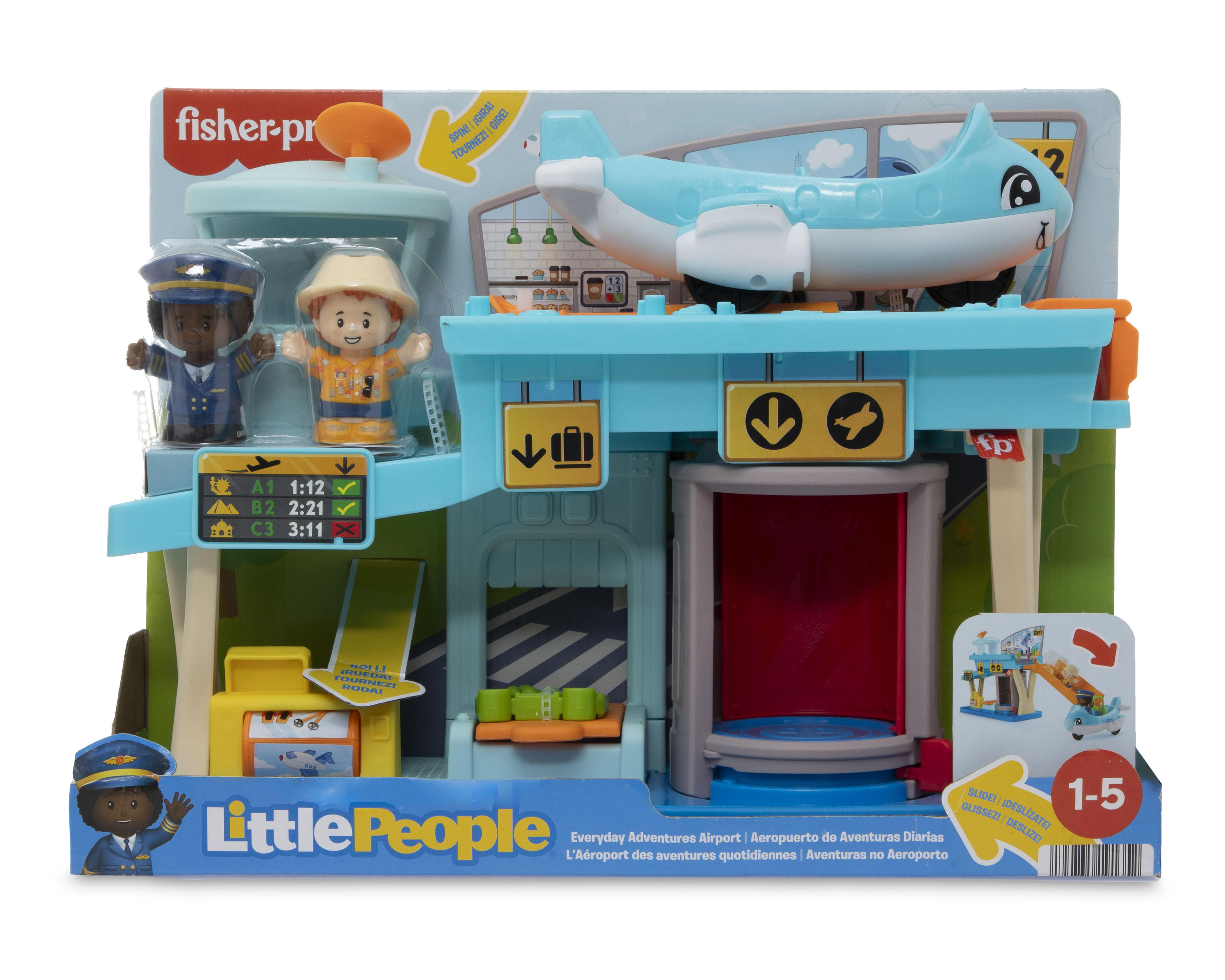 Aeropuerto de Aventuras Diarios Fisher Price Little People