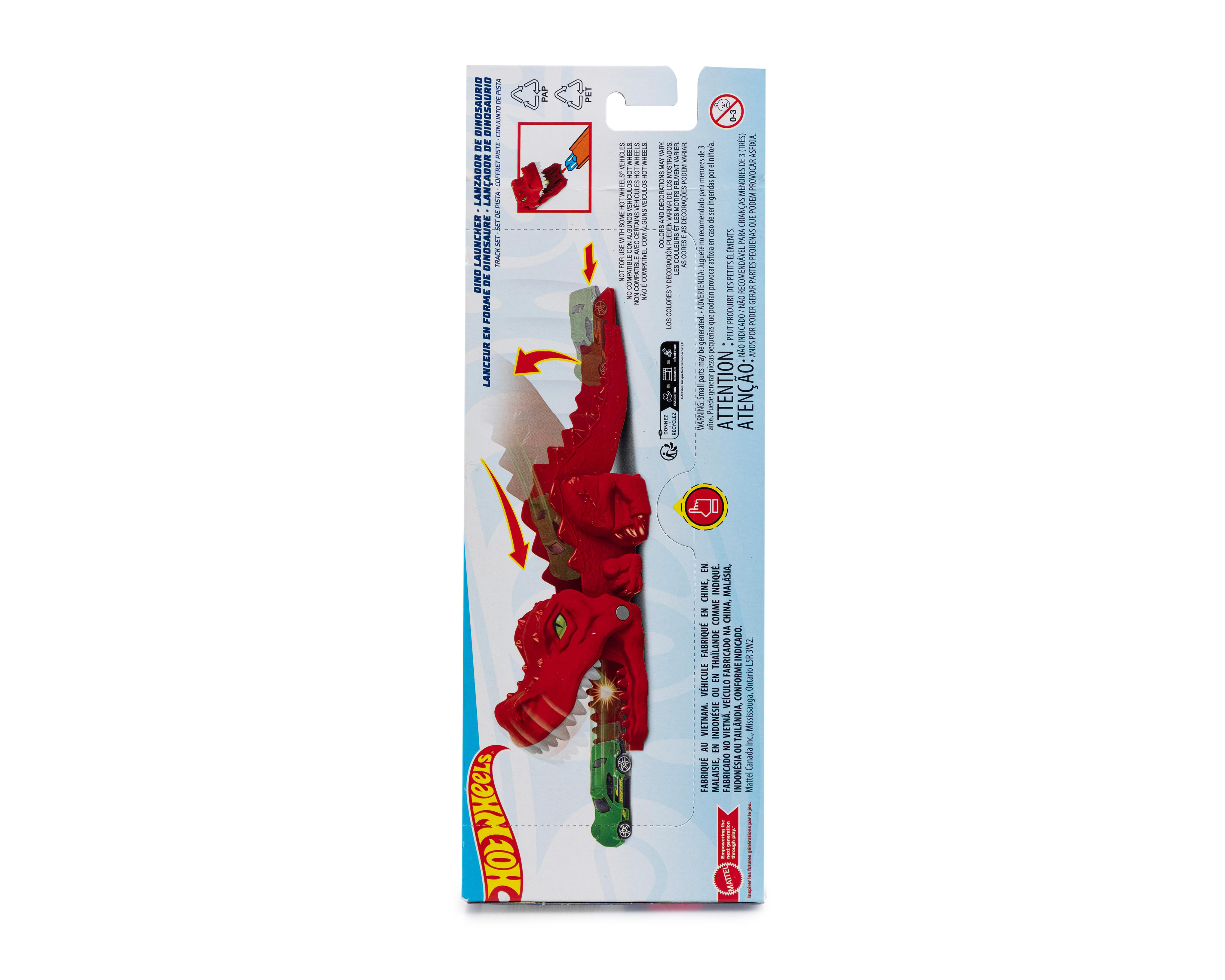 Foto 3 pulgar | Lanzador de Carros Hot Wheels Dino Launcher