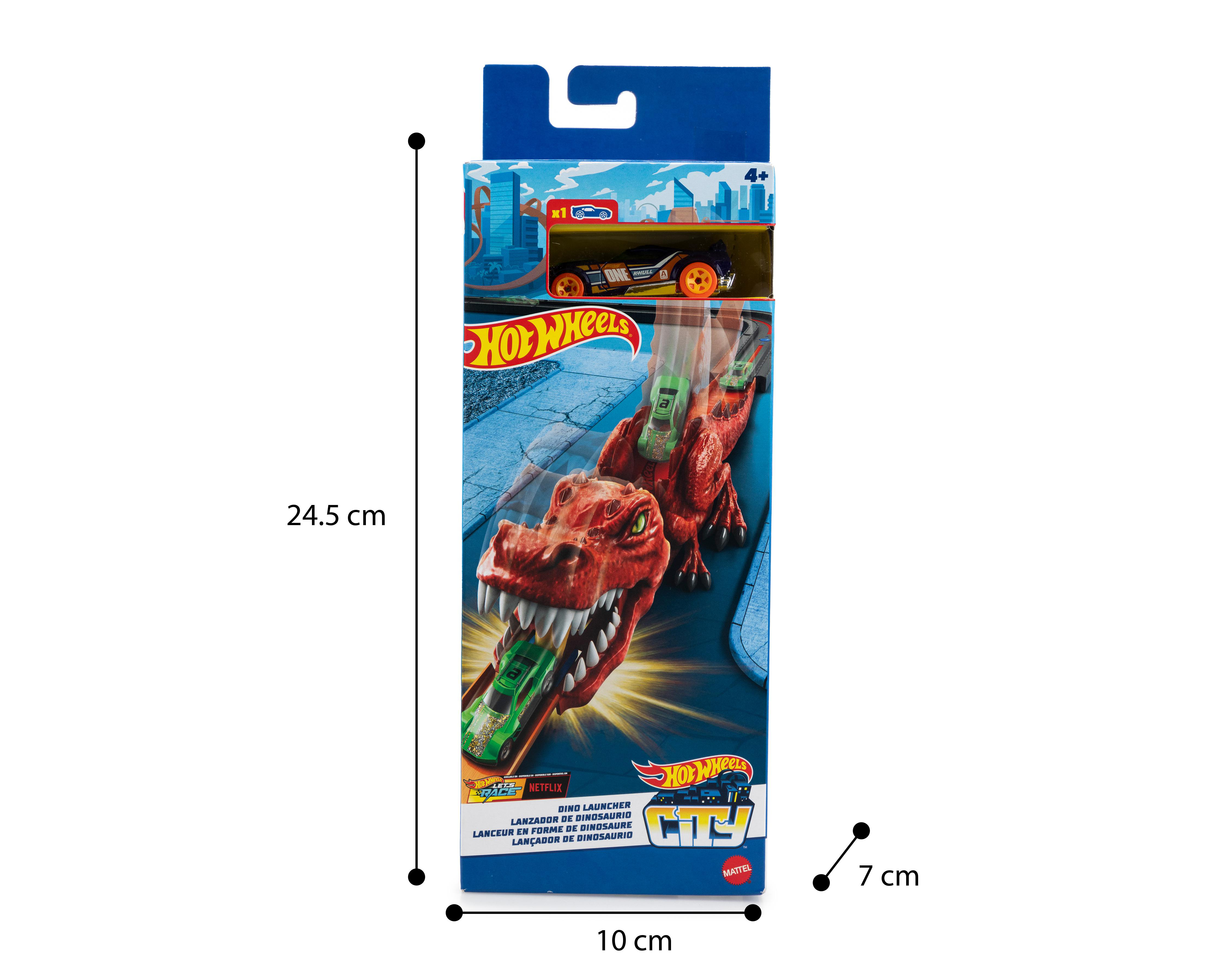 Foto 4 pulgar | Lanzador de Carros Hot Wheels Dino Launcher