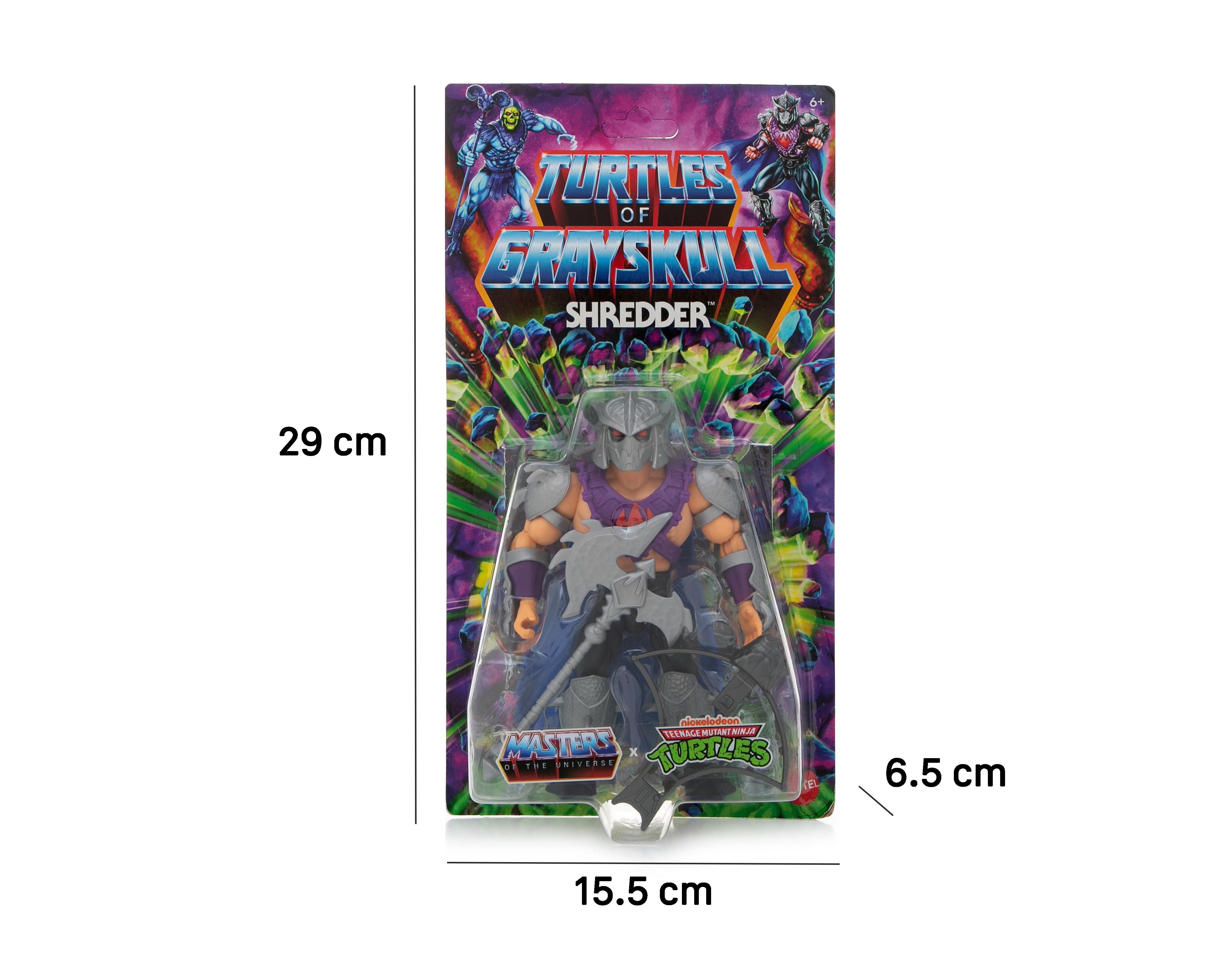 Foto 4 | Shredder Figura de Acción Mattel Turtles of Grayskull