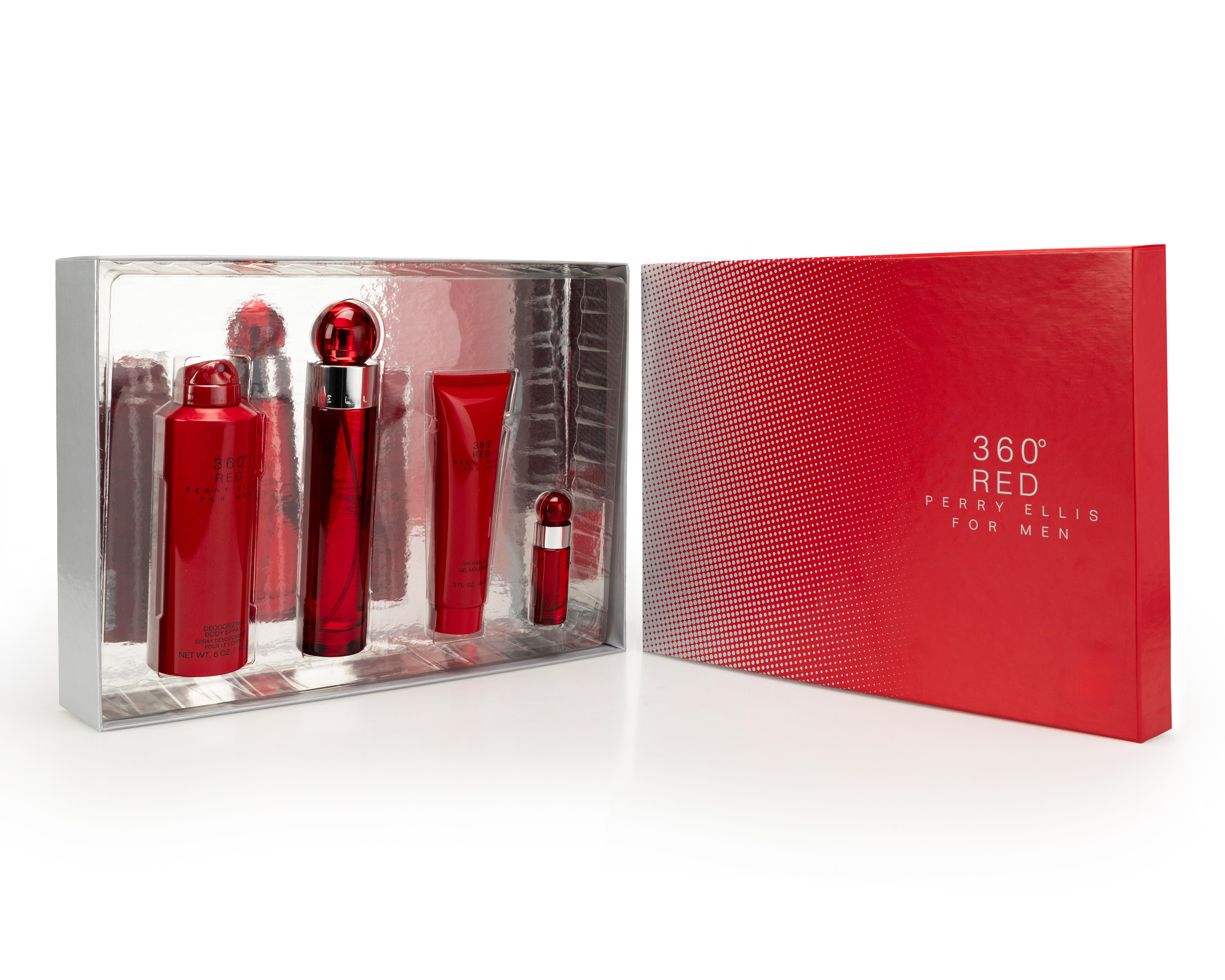 Foto 5 pulgar | Estuche para Hombre Perry Ellis 360 Red 4 Piezas