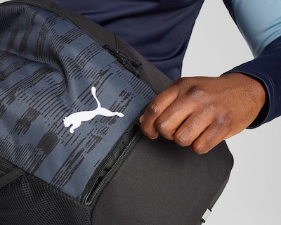 Foto 4 | Mochila Puma Negra con Azul