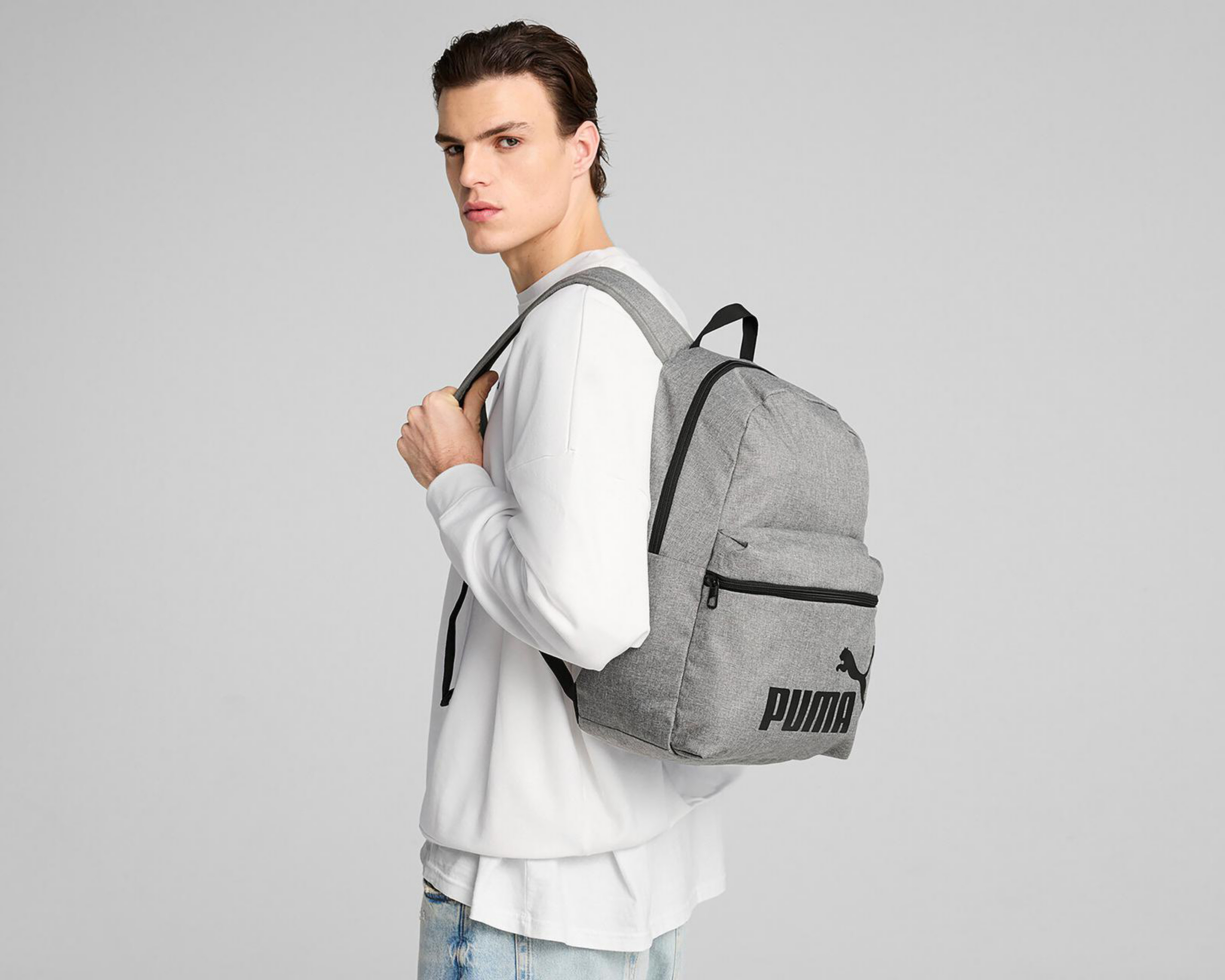 Foto 5 | Mochila Puma Phase III Gris