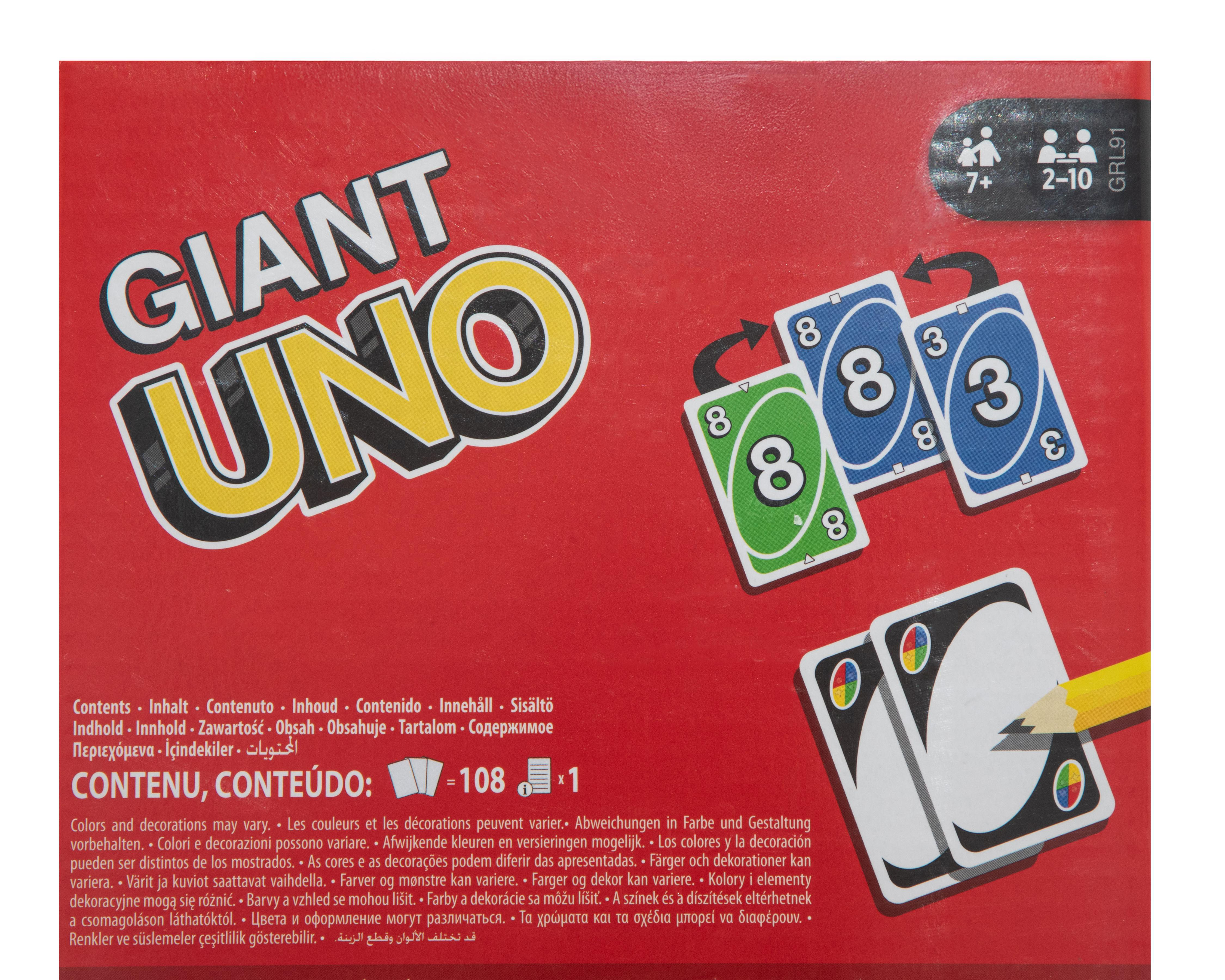 Foto 4 pulgar | Juego de Mesa Uno Gigante Mattel