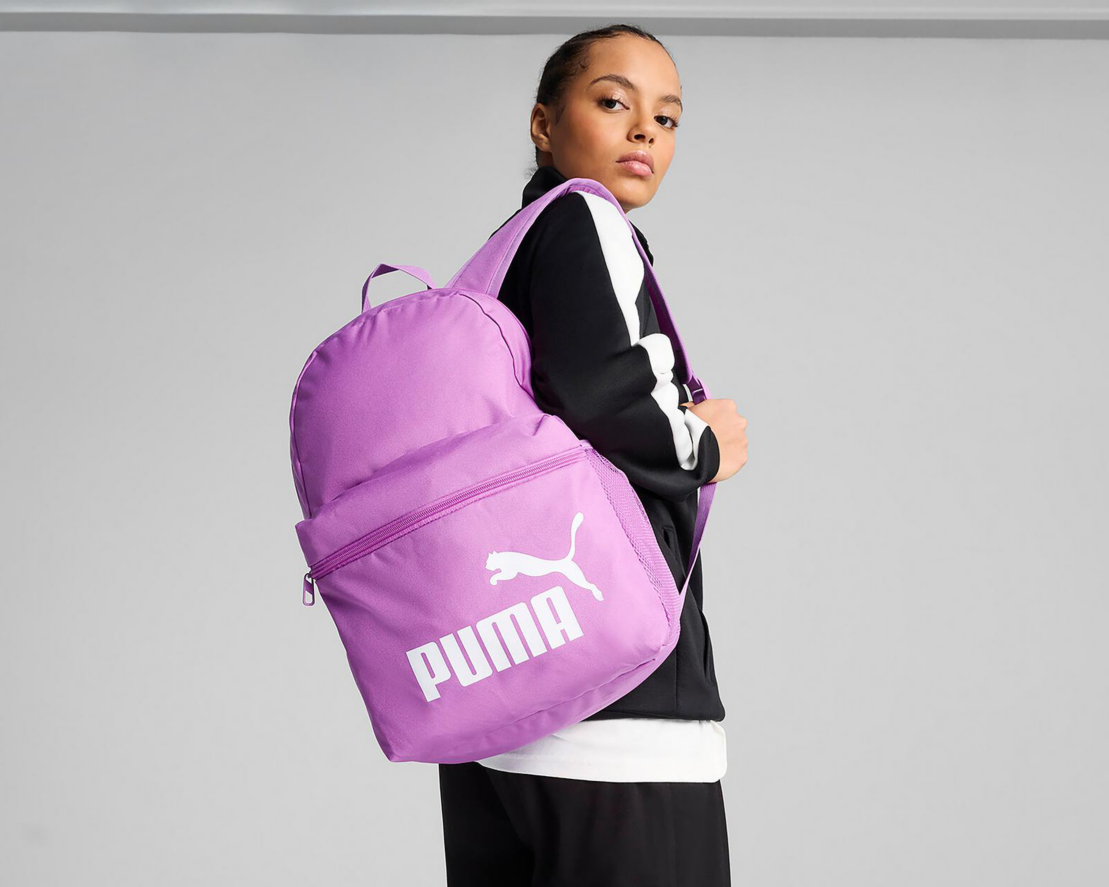 Foto 6 pulgar | Mochila Puma Phase Morada