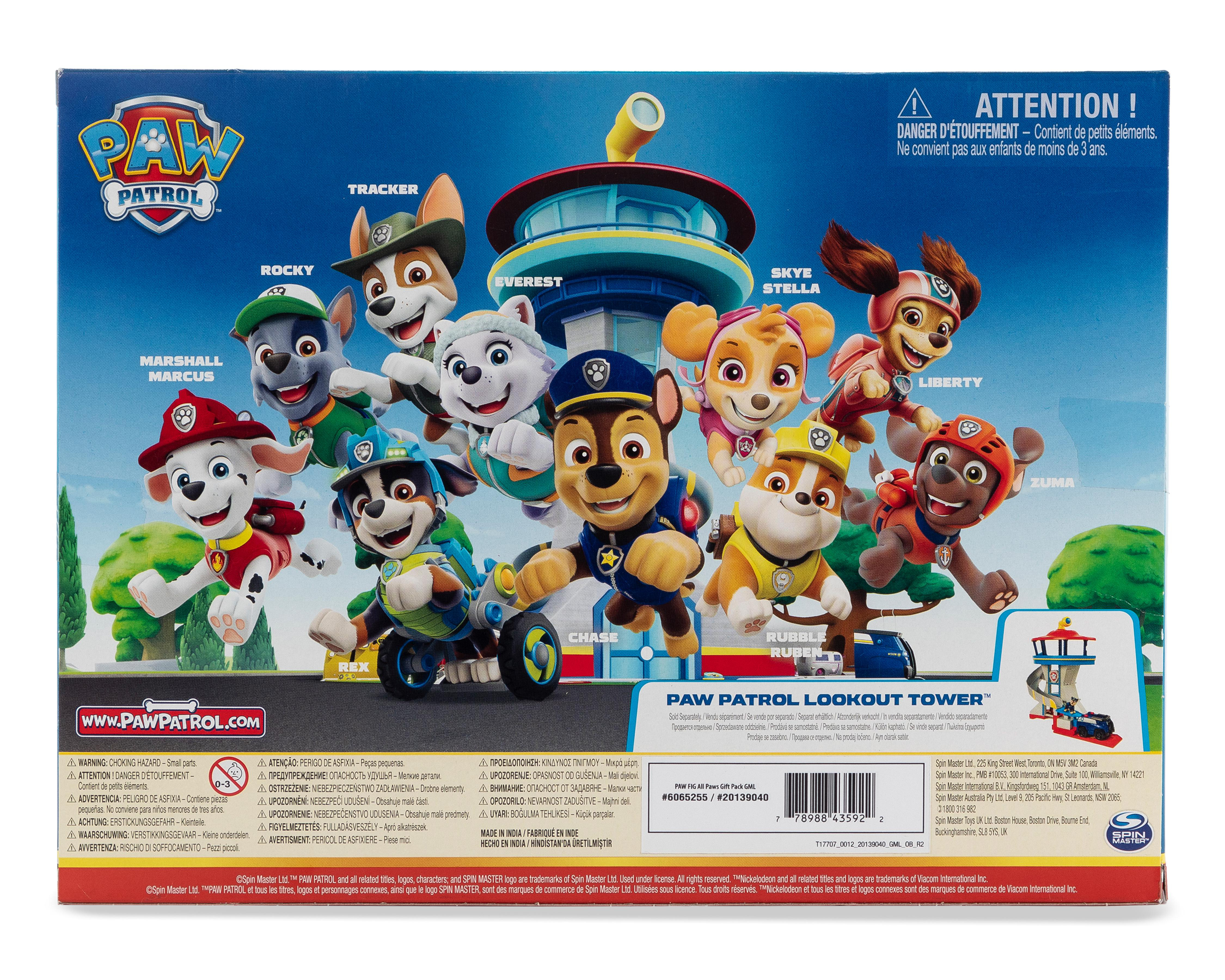 Foto 2 | Figuras Paw Patrol 10 Piezas